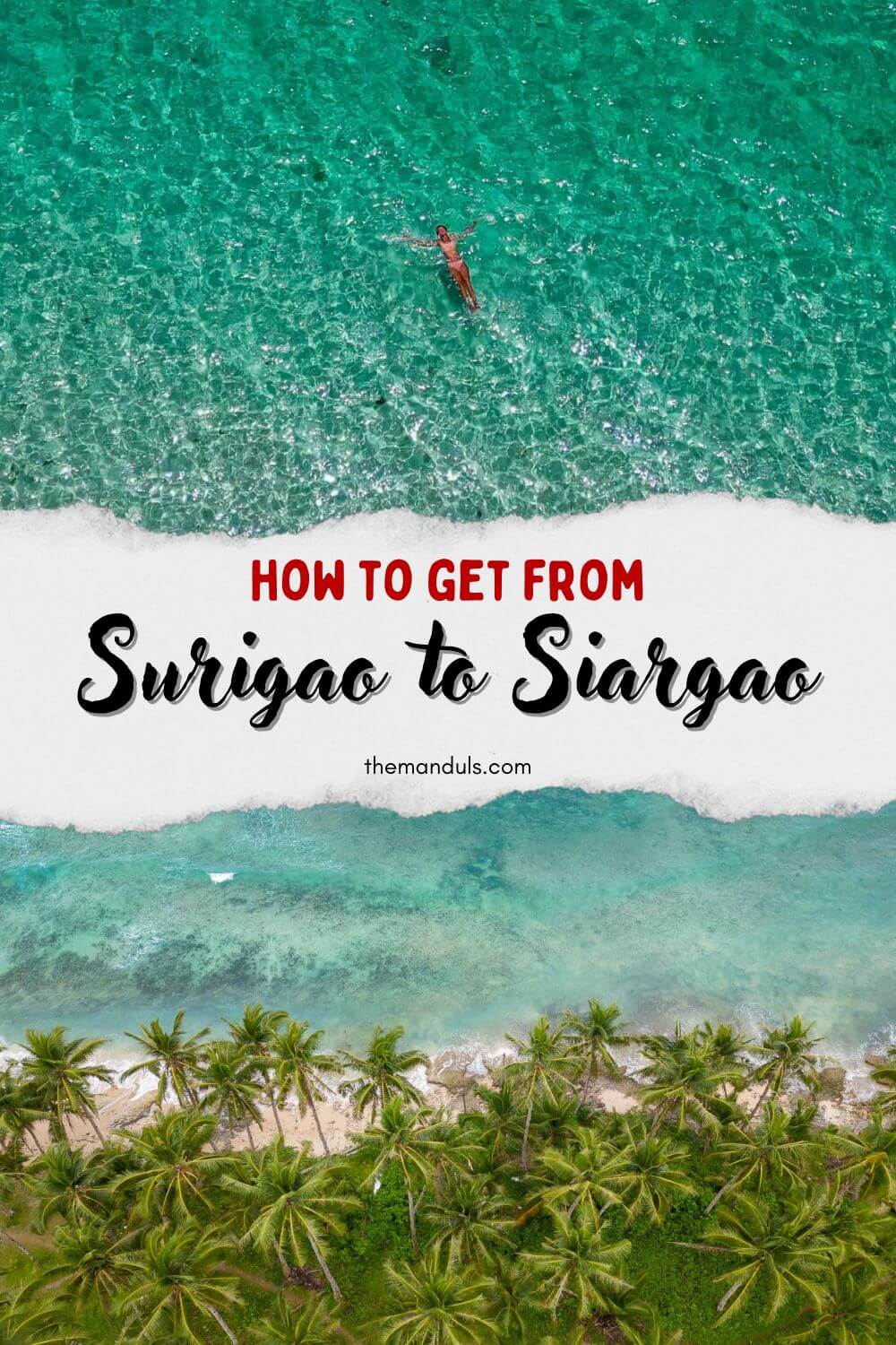 how to get from surigao to siargao pinterest