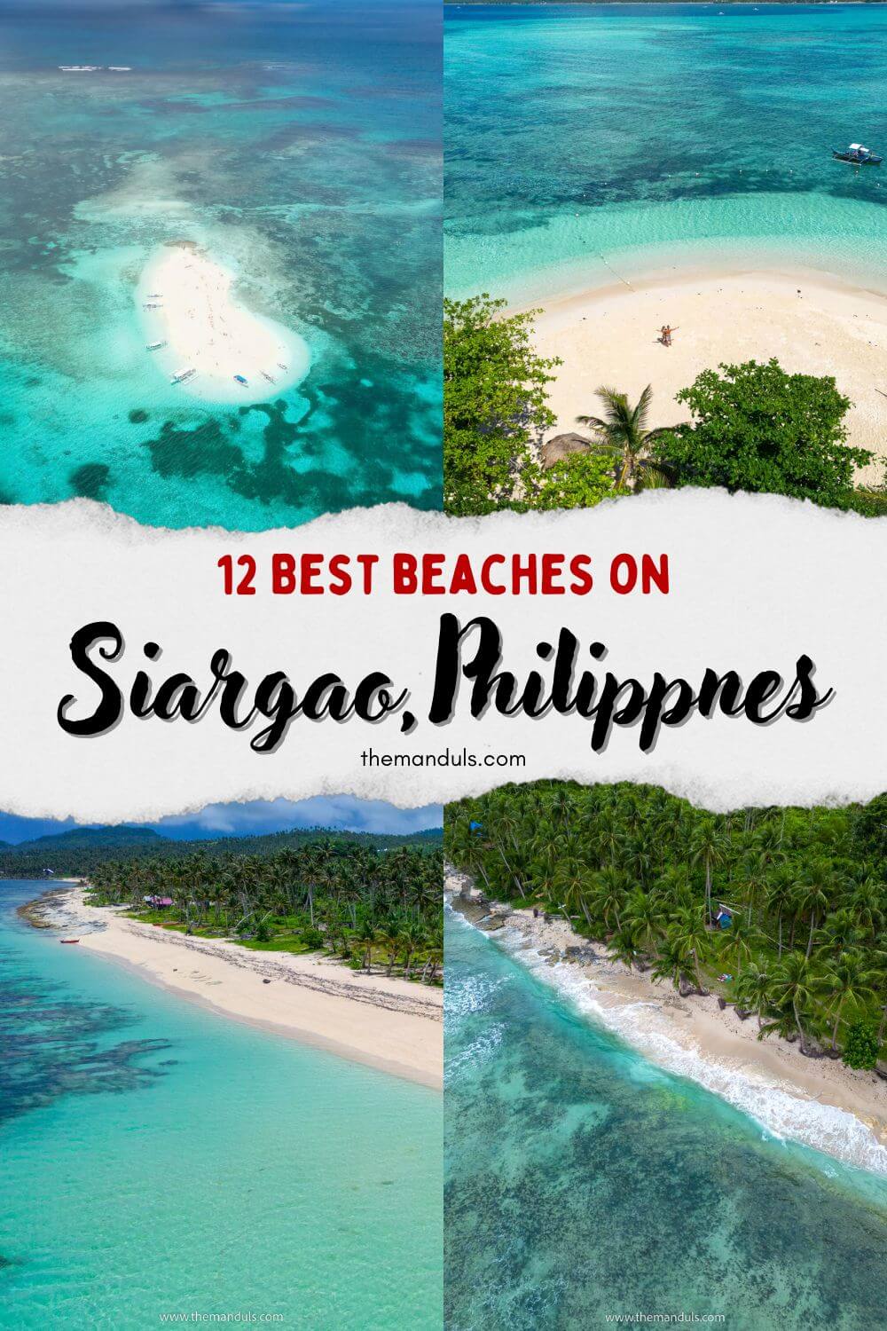 Best beaches Siargao pinterest