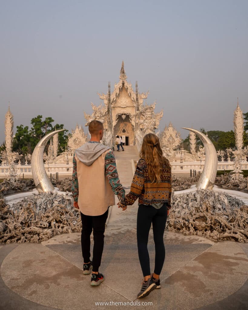 Best places to visit in Thailand for first timers - Chiang Rai White temple