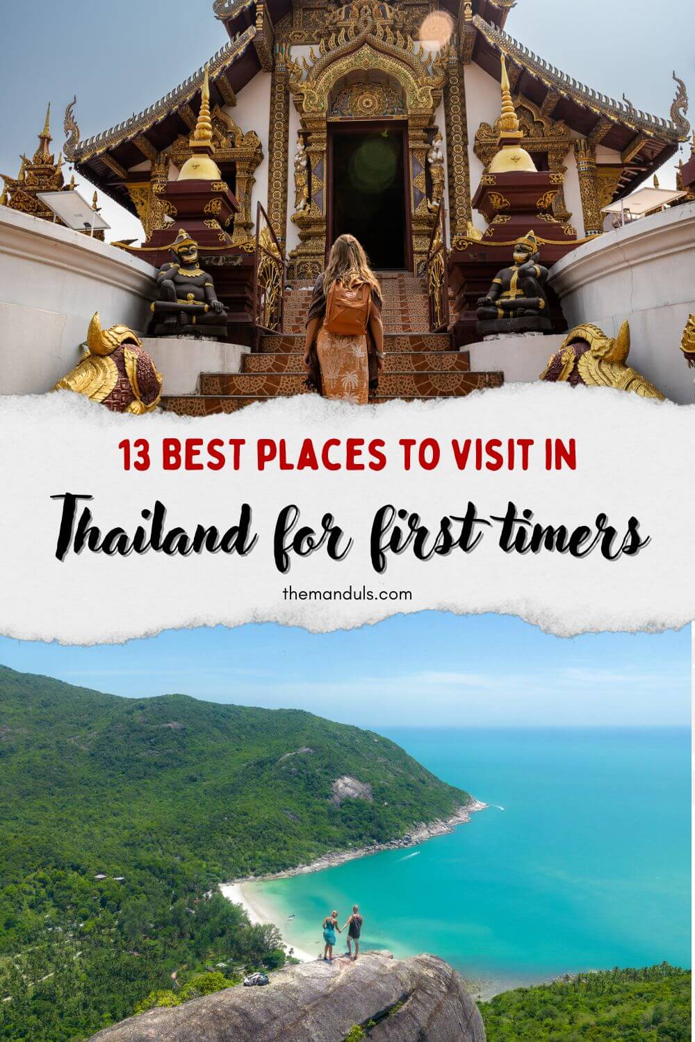 Best places to visit in Thailand for first timers pinterest