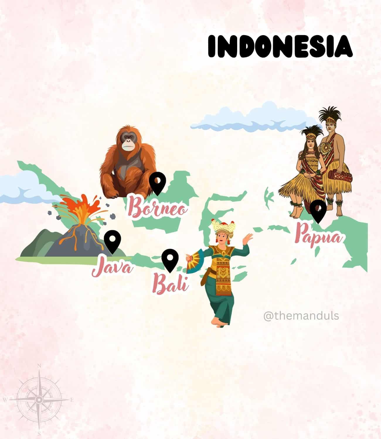 indonesia map