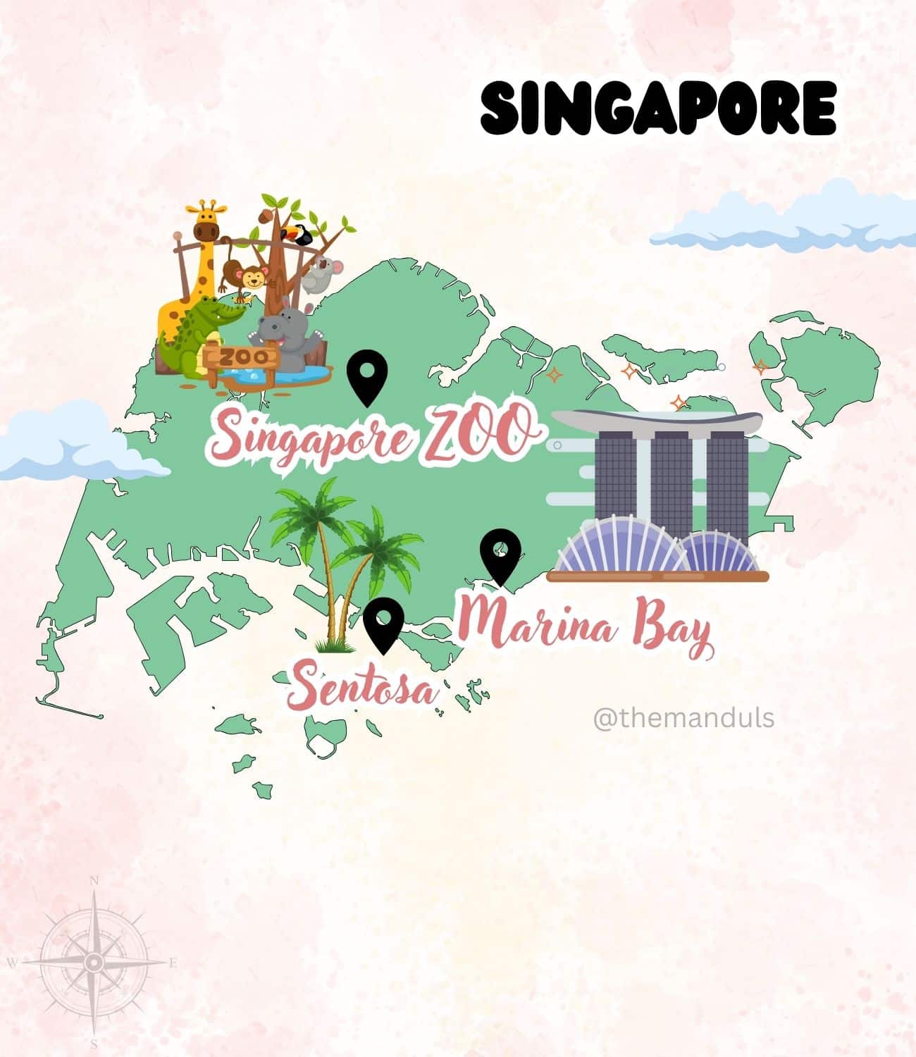 singapore map