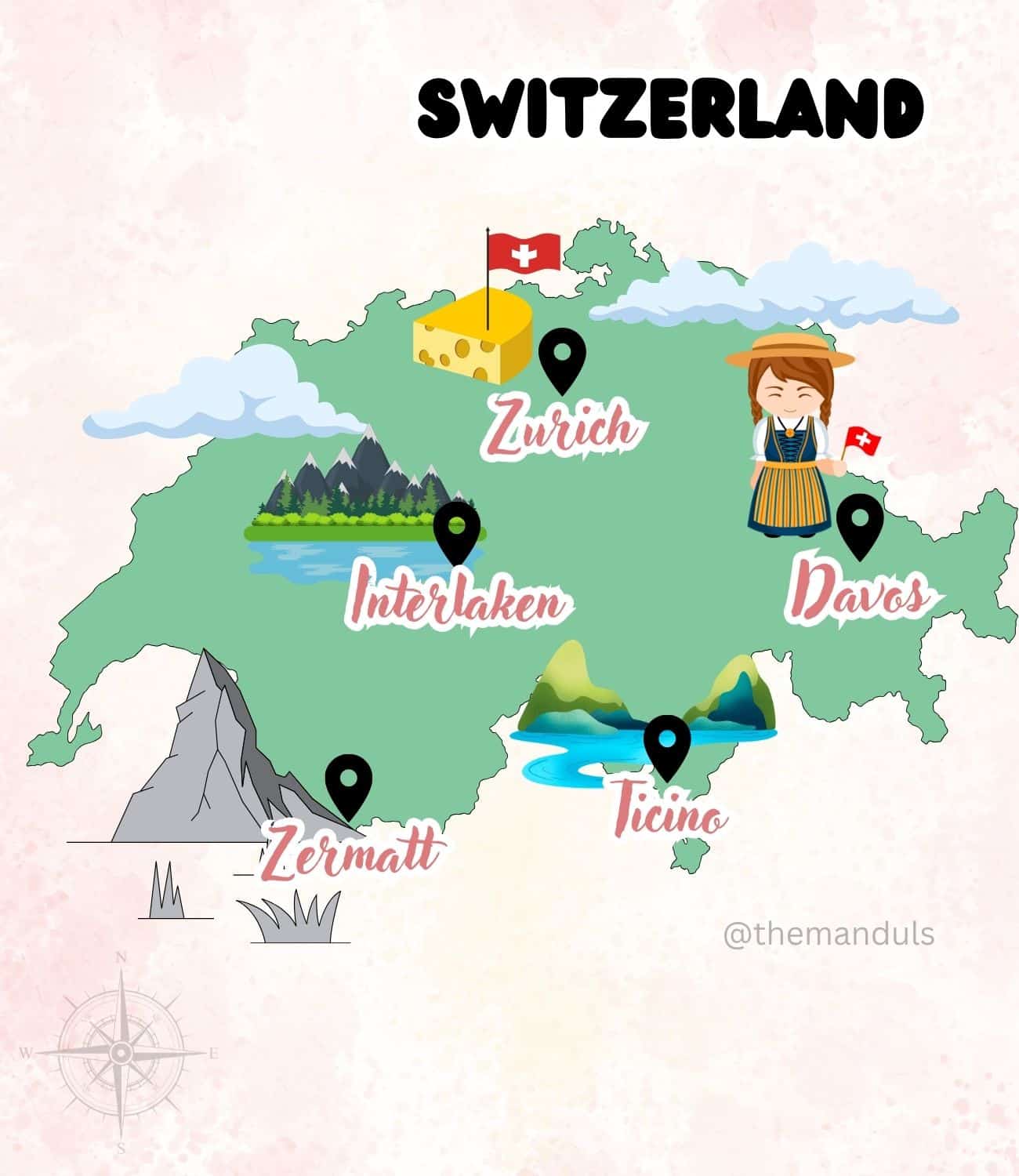 switzerland map