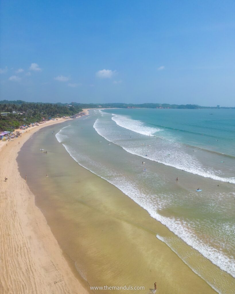 Weligama beach Sri Lanka