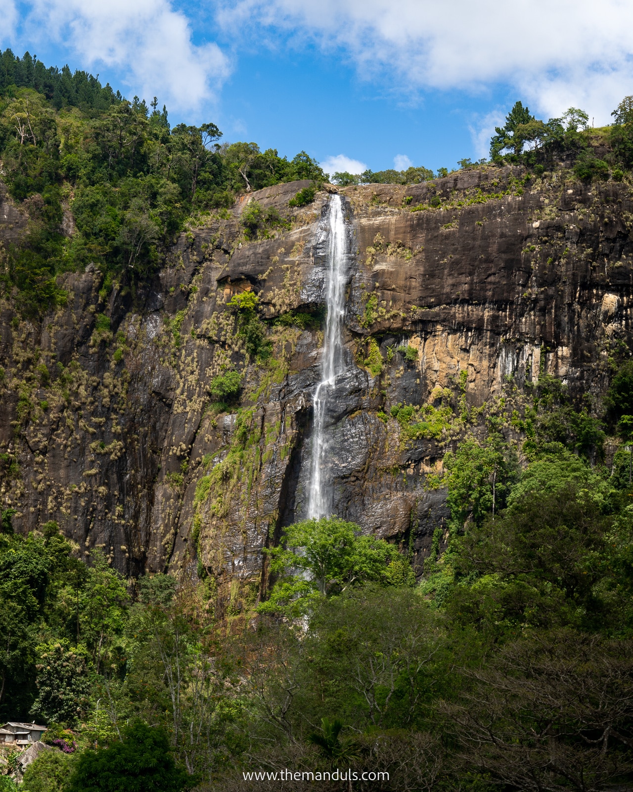 Diyaluma Falls Ella Sri Lanka second highest waterfall in sri lanka upper diyaluma waterfall best things to do in sri lanka diyaluma waterfall hike