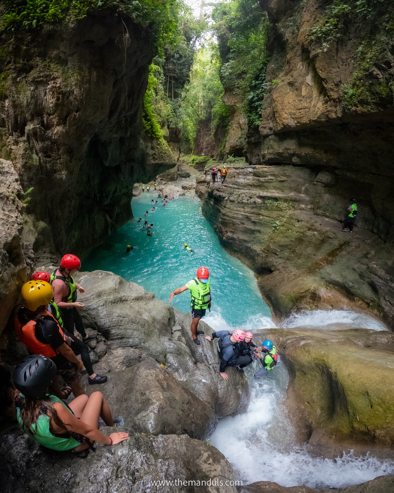 Kawasan Falls, Kawasan Waterfall, Kawasan Canyoneering, Kawasan Falls Cebu Philippines, Cebu travel guide