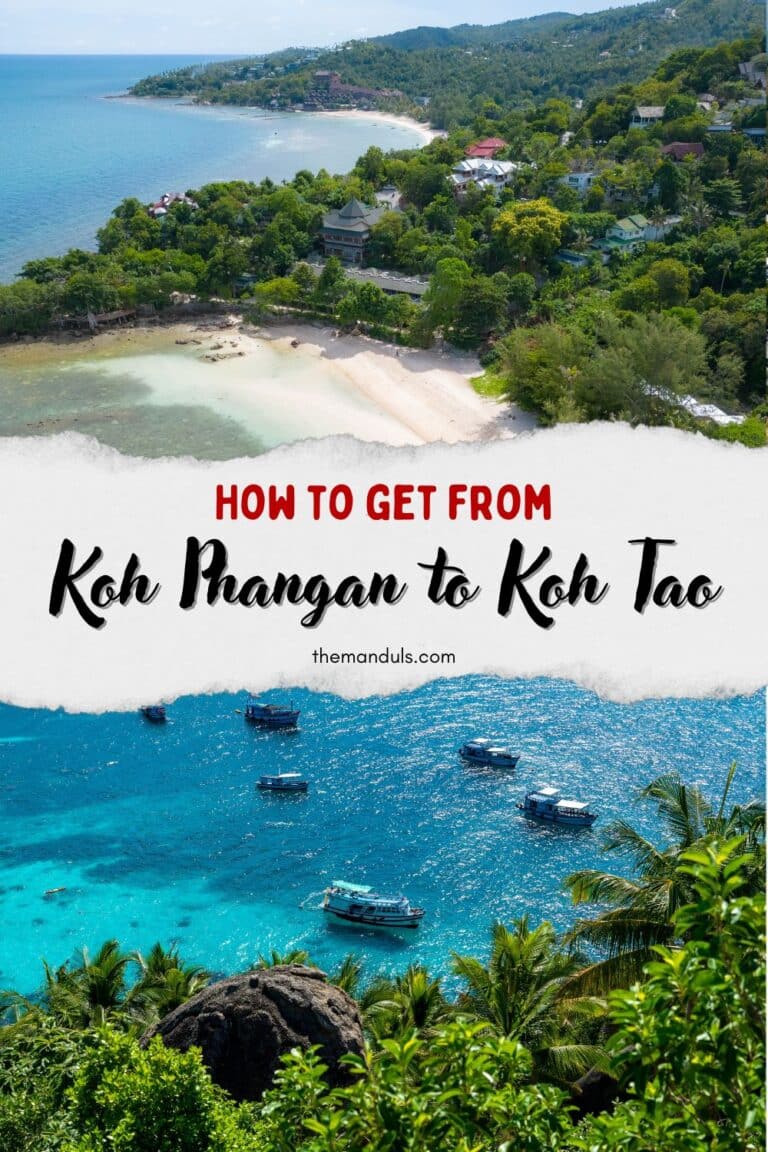 Getting from Koh Phangan to Koh Tao by ferry travel guide