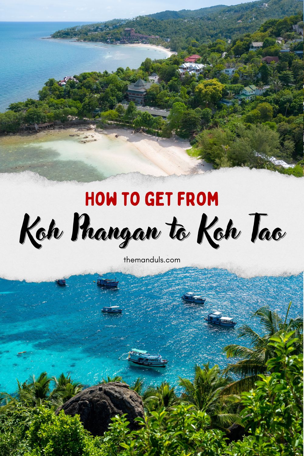 Koh Phangan to Koh Tao Pinterest