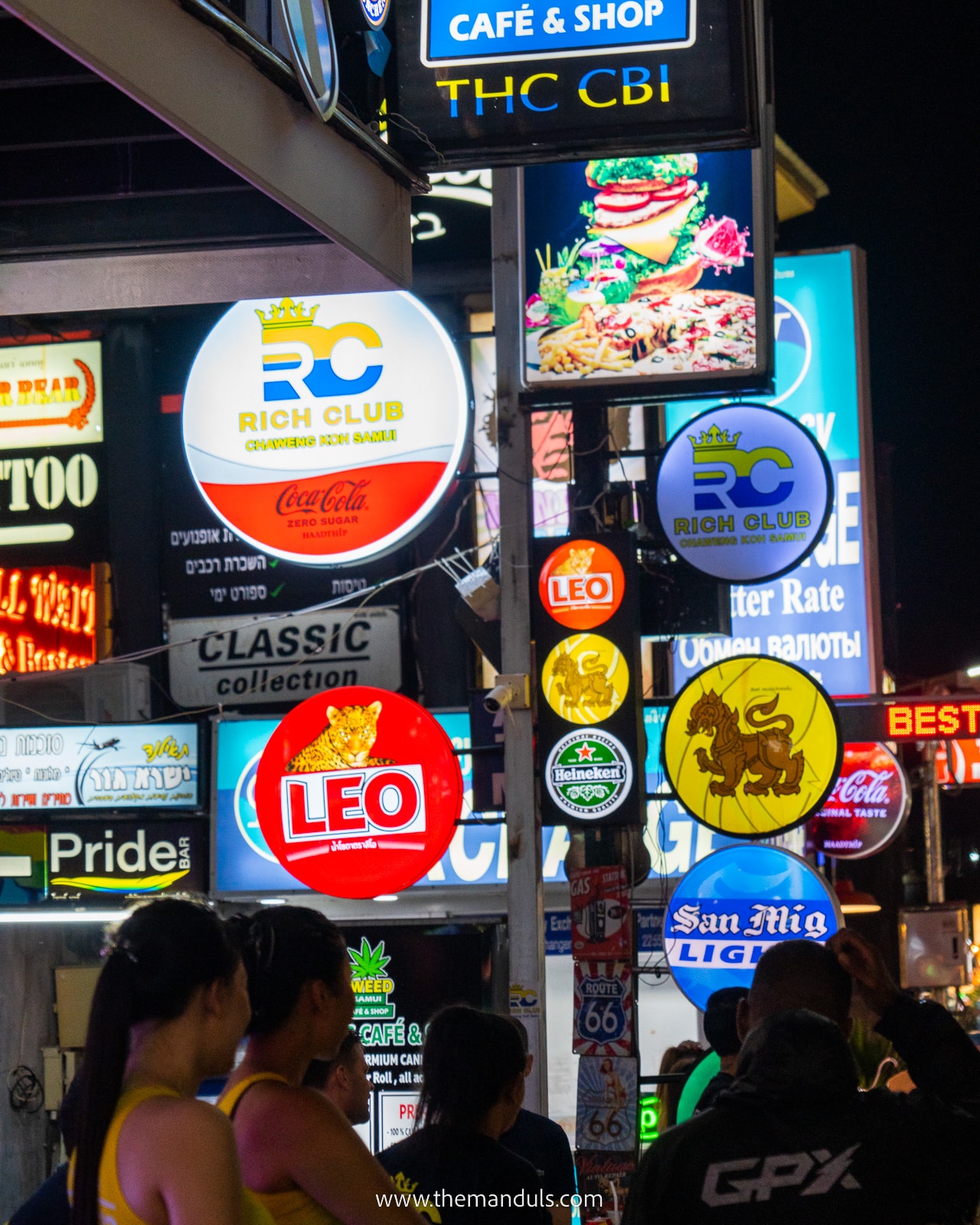 Pub crawl and bars Thailand