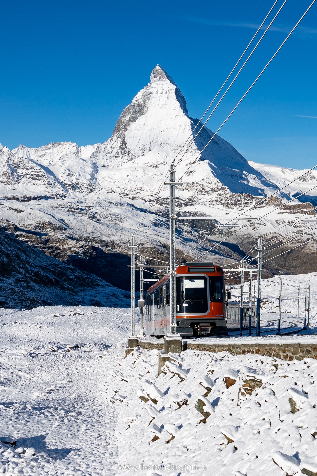 Switzerland itinerary - Zermatt Matterhorn Gornergrat Railway