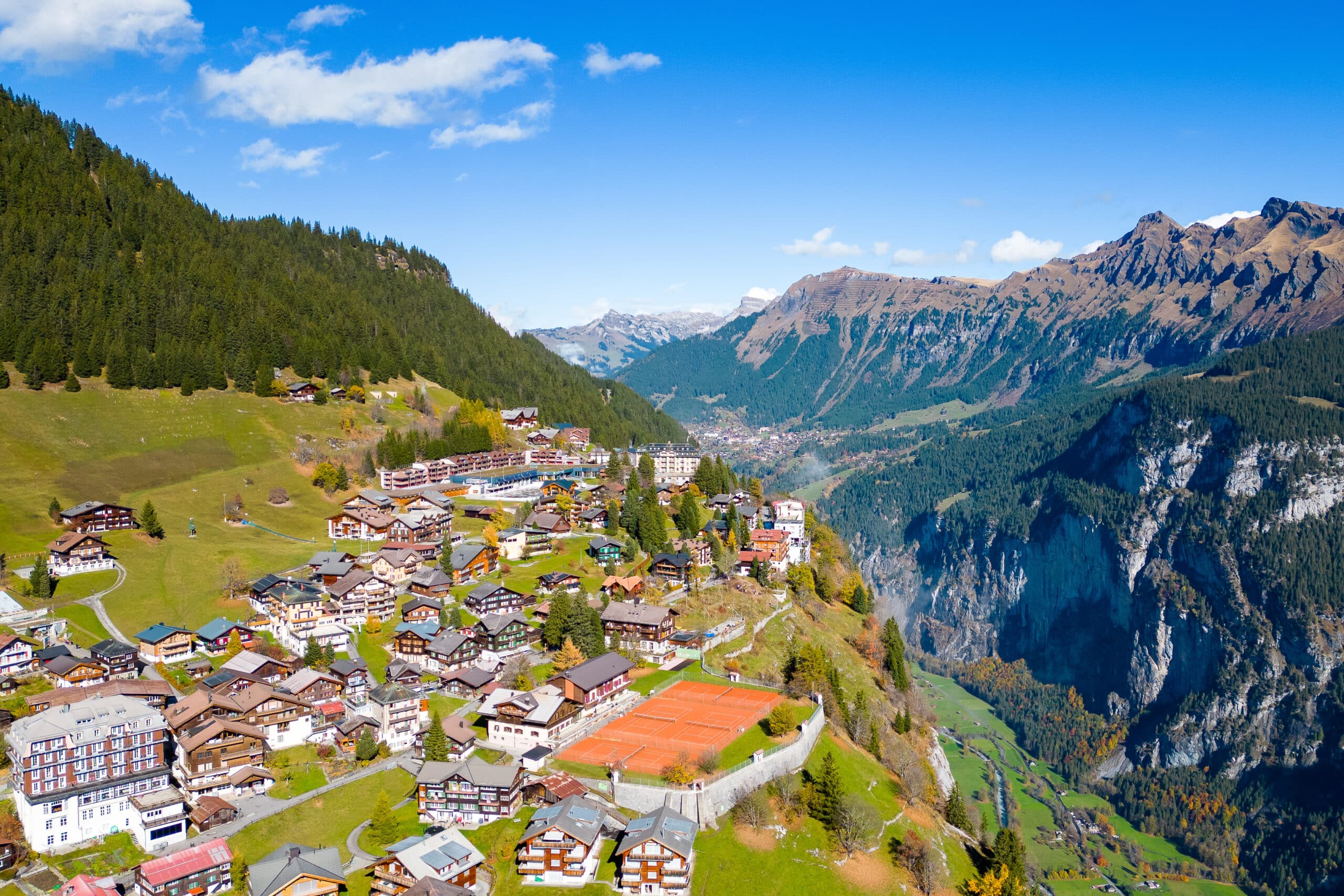 Mürren village Switzerland
