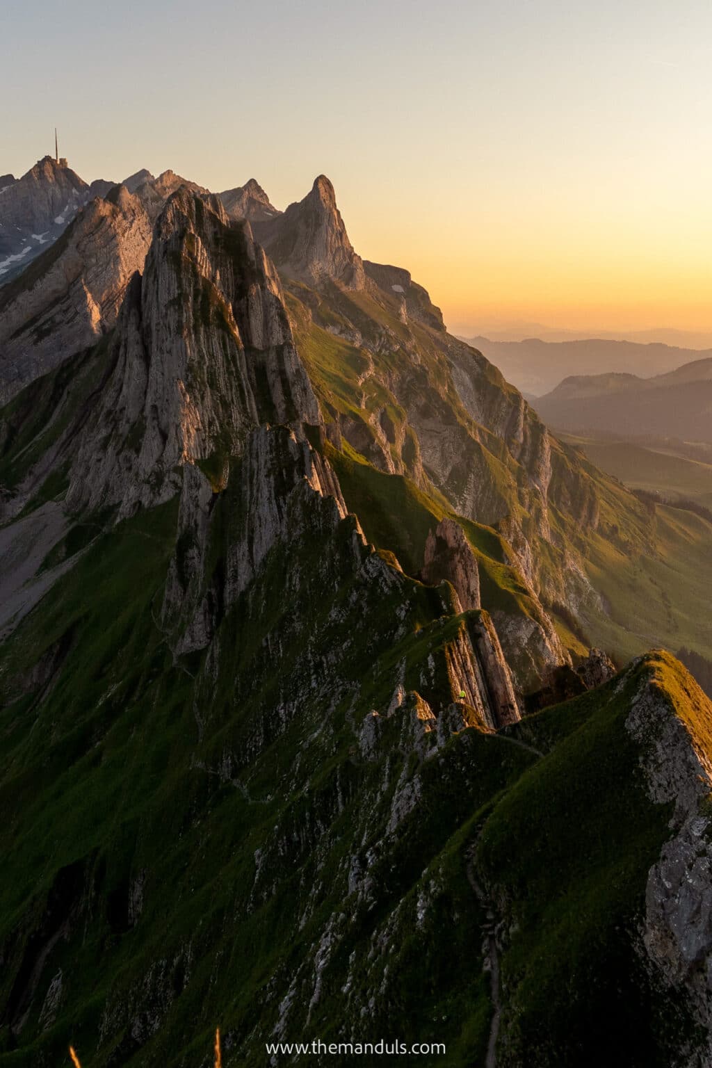 Schaffller Ridge Seealpsee Hike in Appenzell Alps, Switzerland