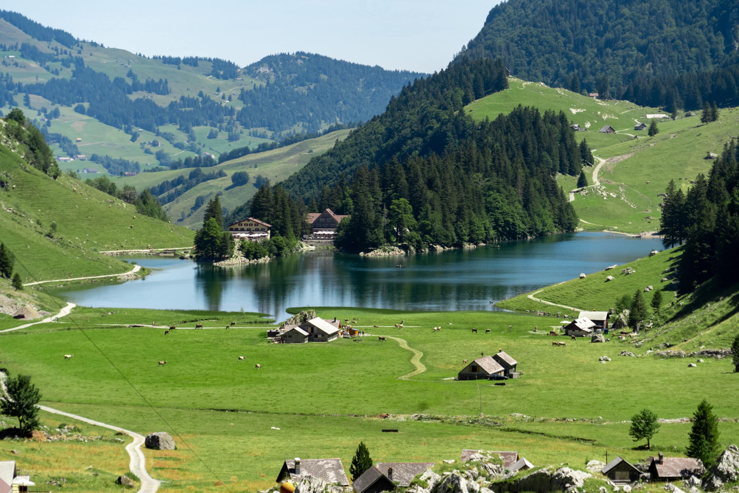 Seealpsee Lake Alpstein Appenzell