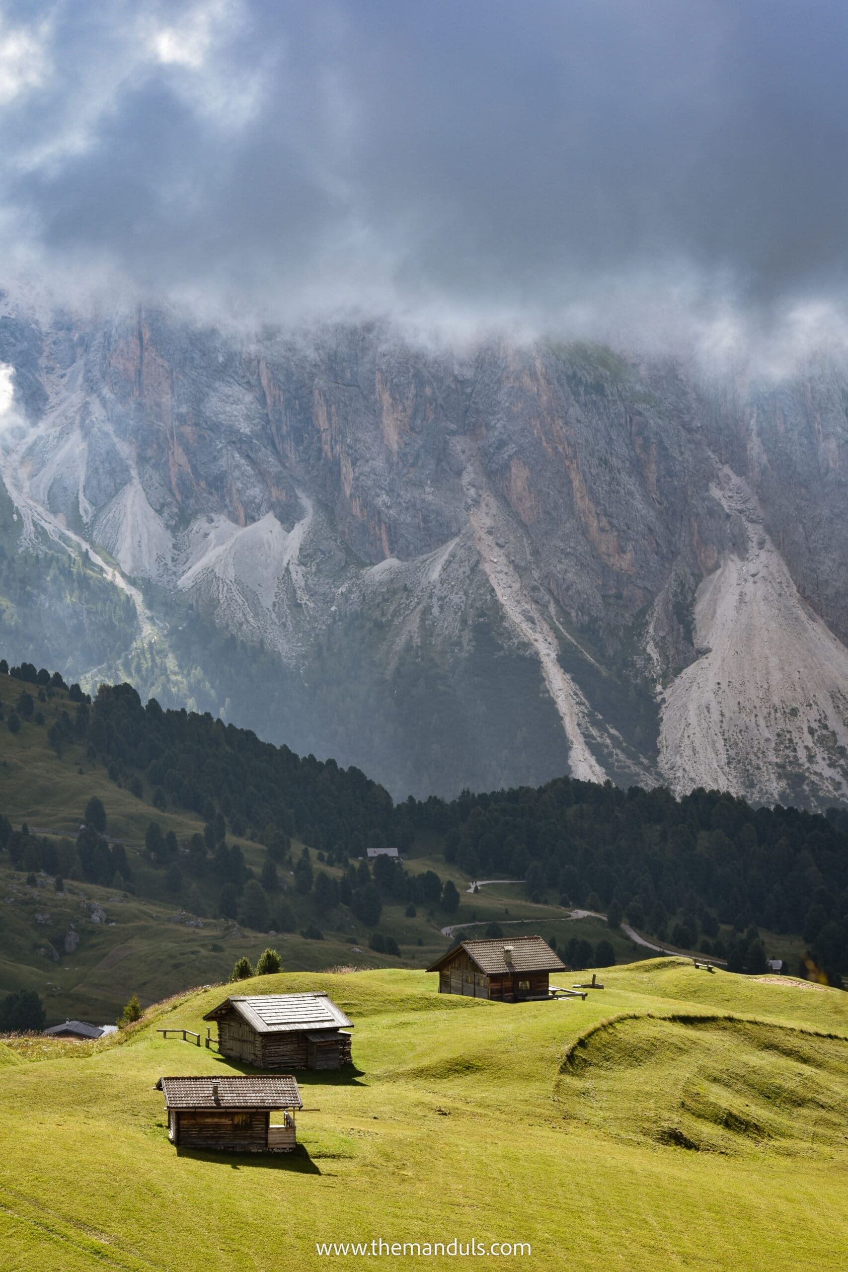 Seceda Ridgeline Italy Dolomites Seceda hike Col Raiser cable car Val Gardena