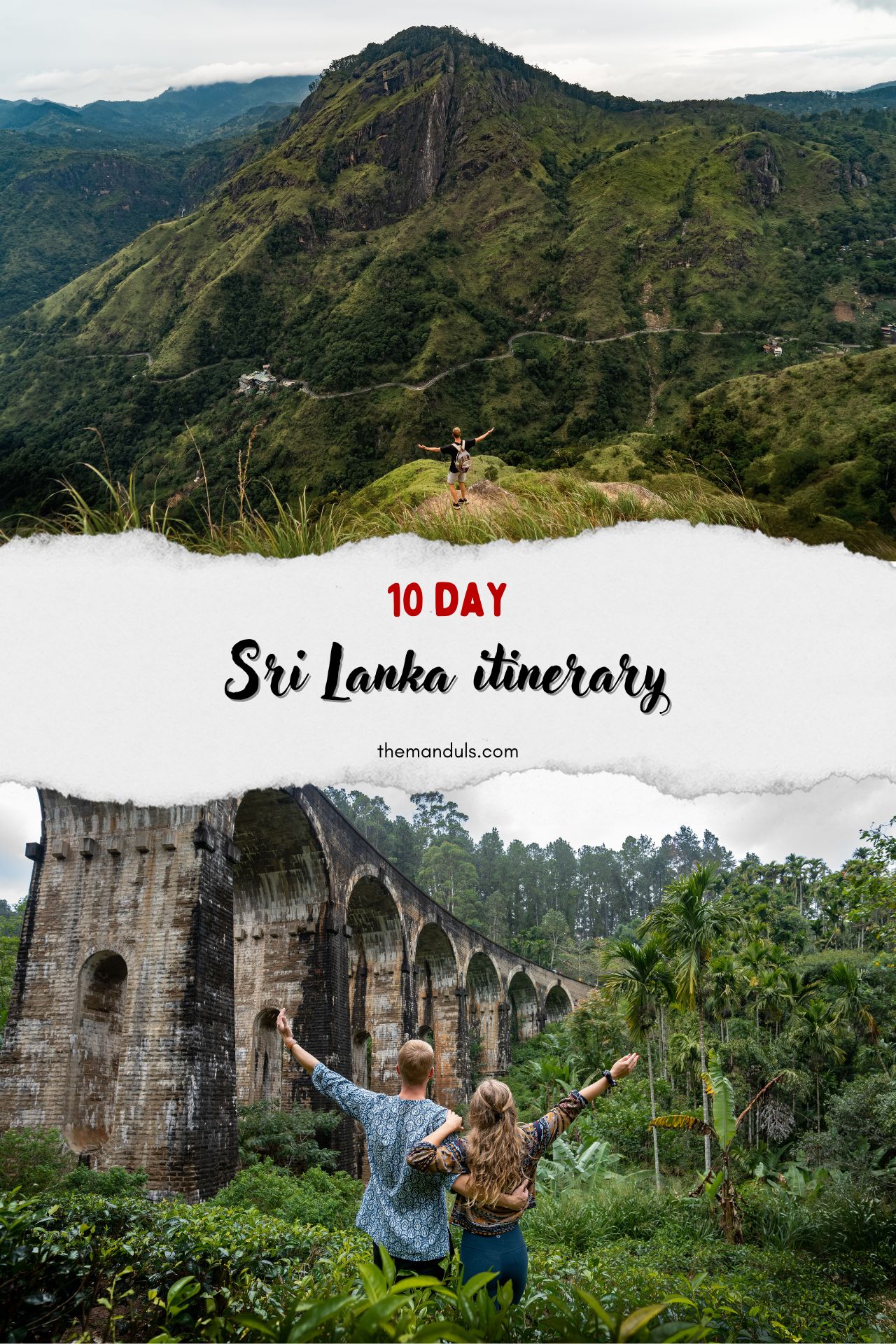 10 day Sri Lanka itinerary pinterest