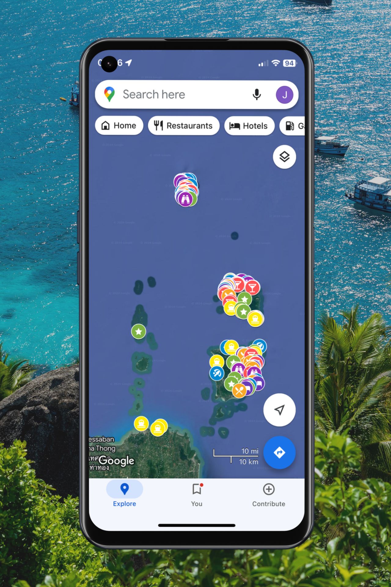 Google My Maps - Thailand Islands by The Manduls