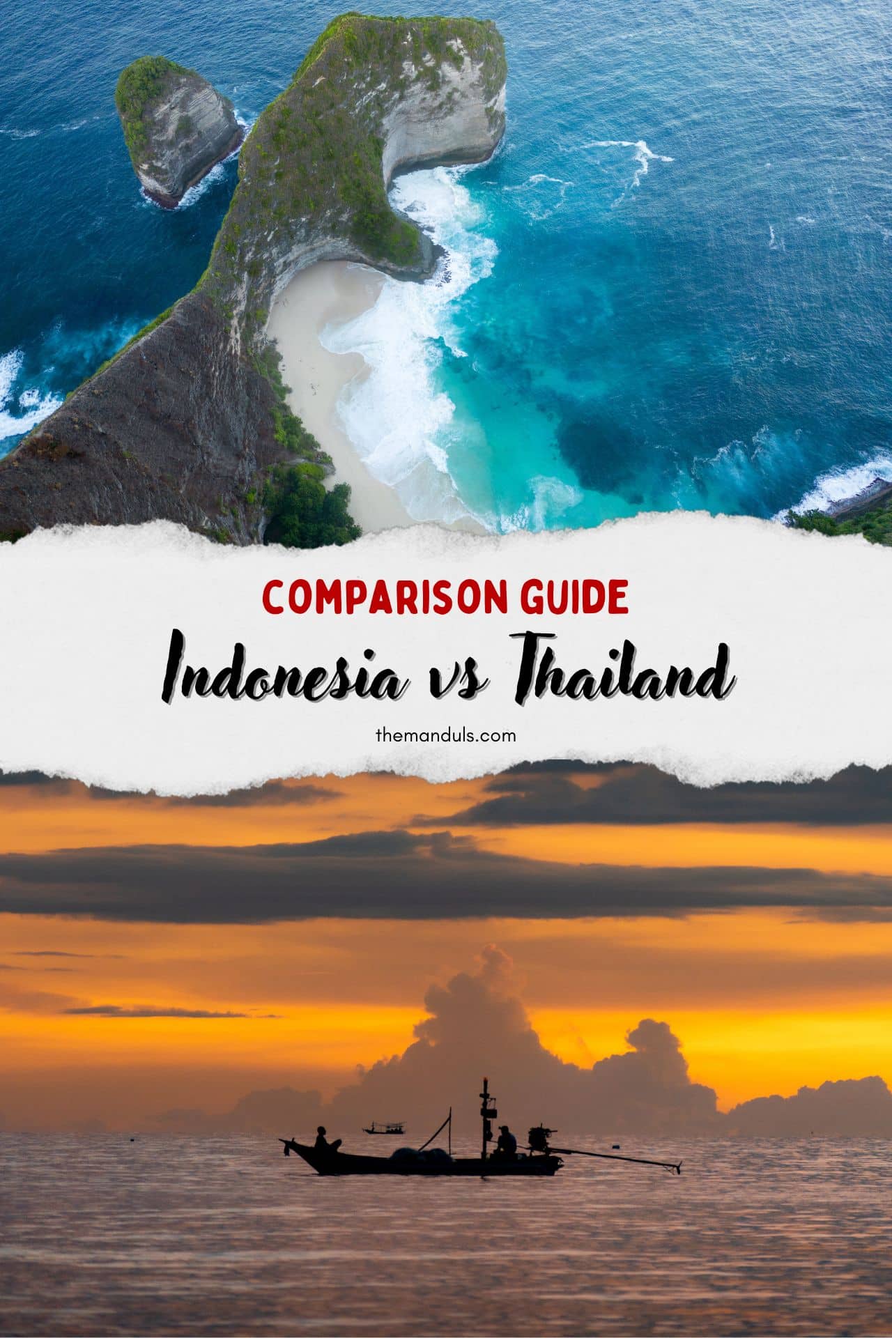 Indonesia vs Thailand Pinterest