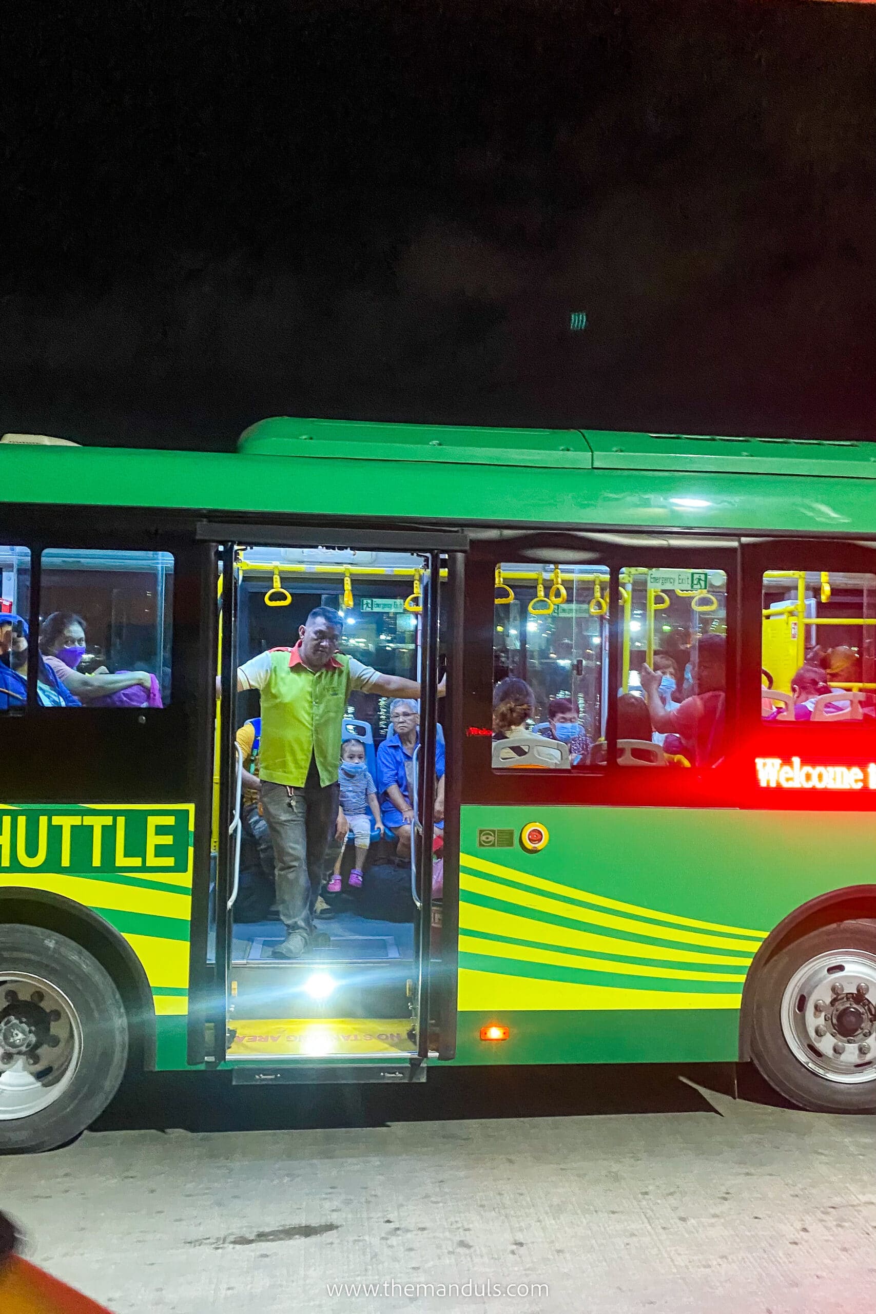 Cebu port shuttle bus