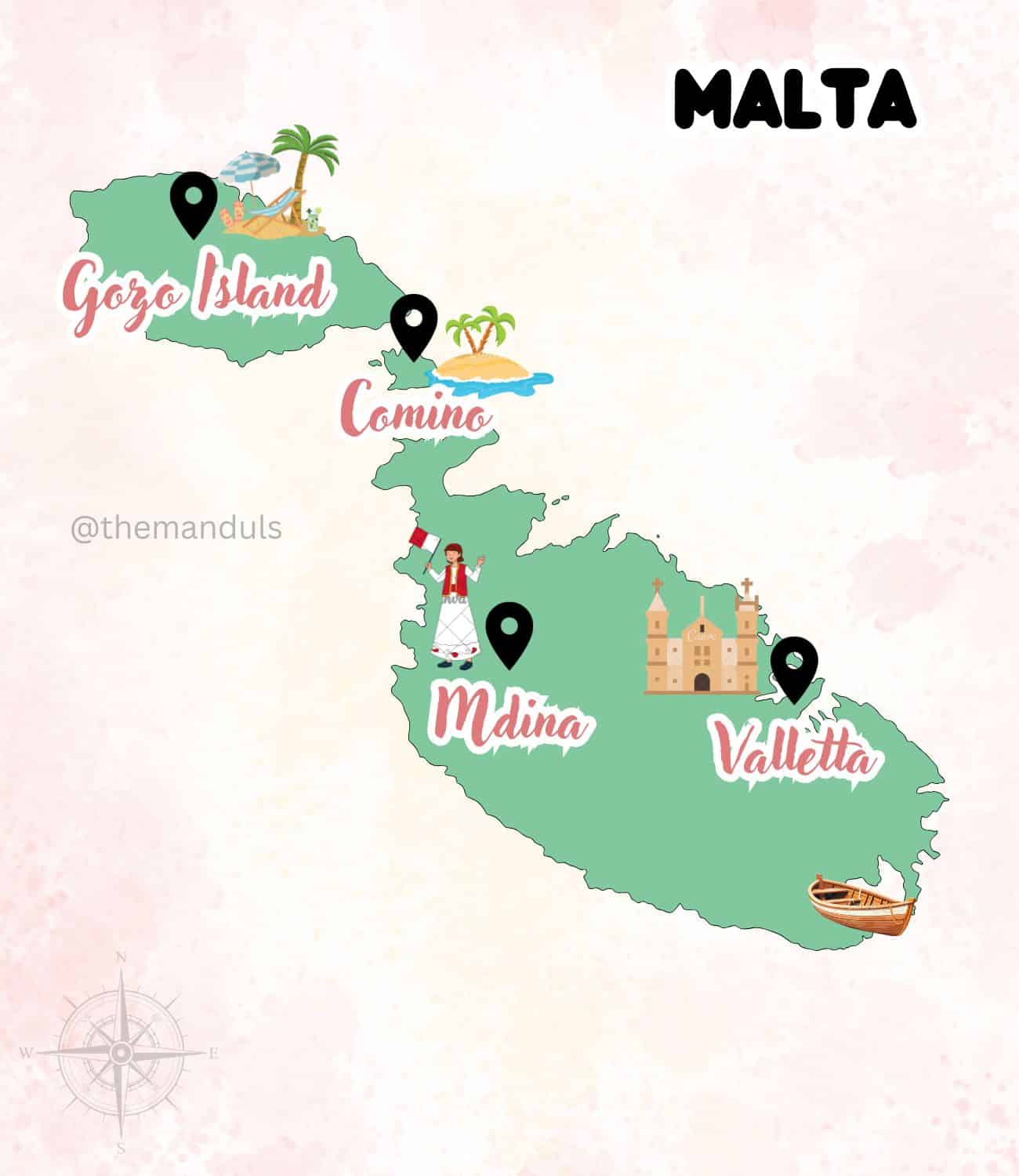 Malta Map