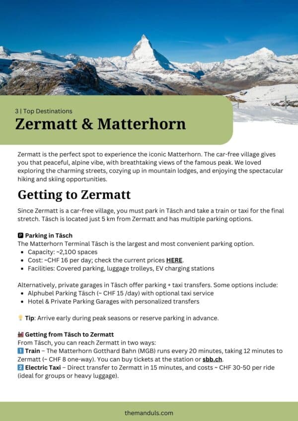 Zermatt & Matterhorn