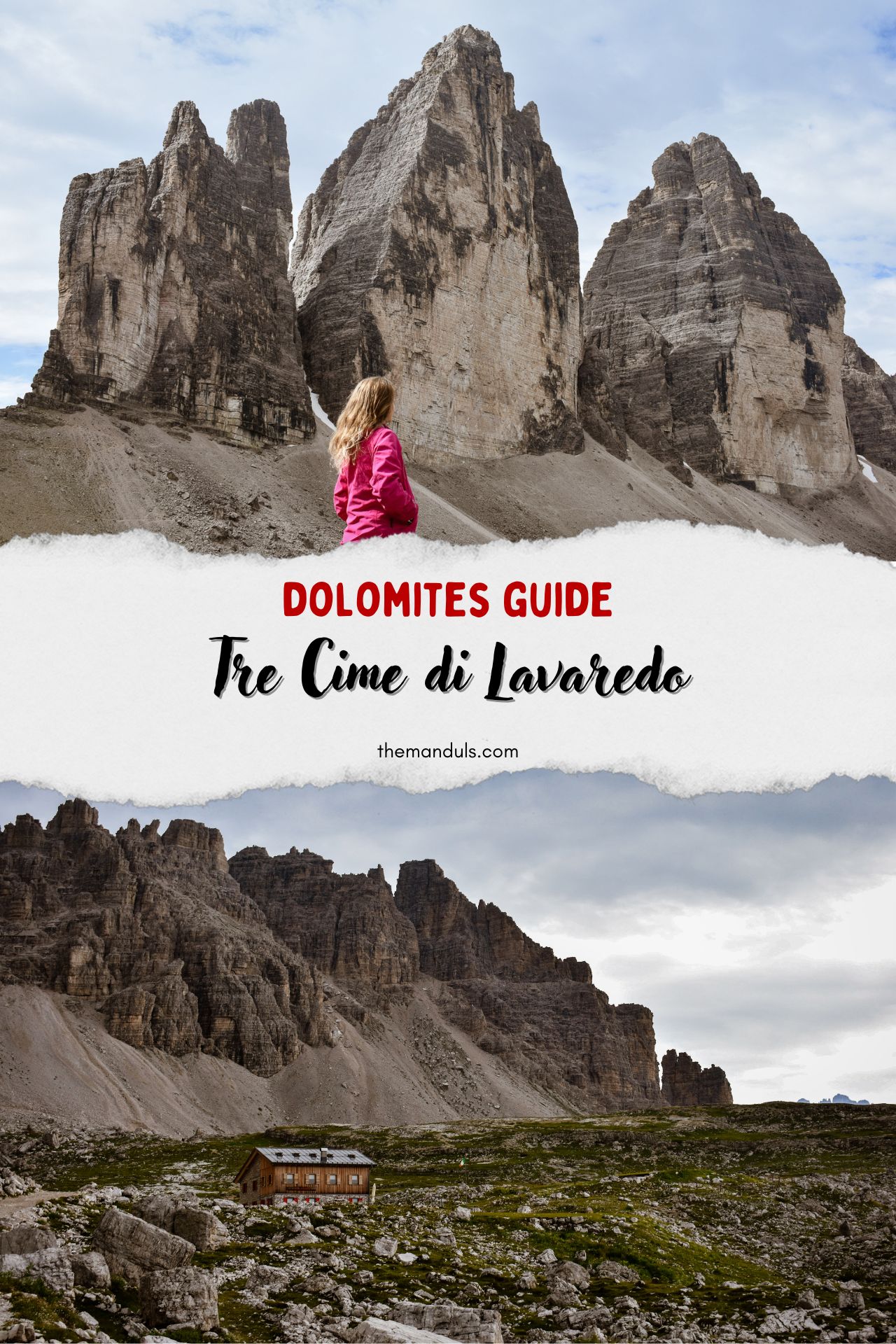 Tre Cime di Lavaredo Pinterest