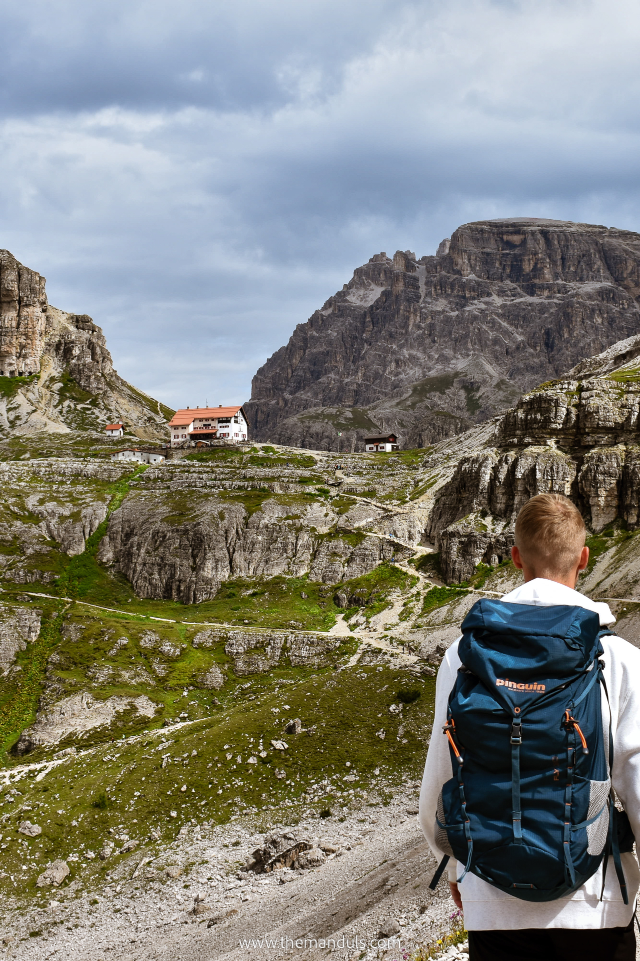 Tre Cime di Lavaredo hike Rifugio Antonio Locatelli Dreizinnenhutte 3 Tre Cime di Lavaredo hike