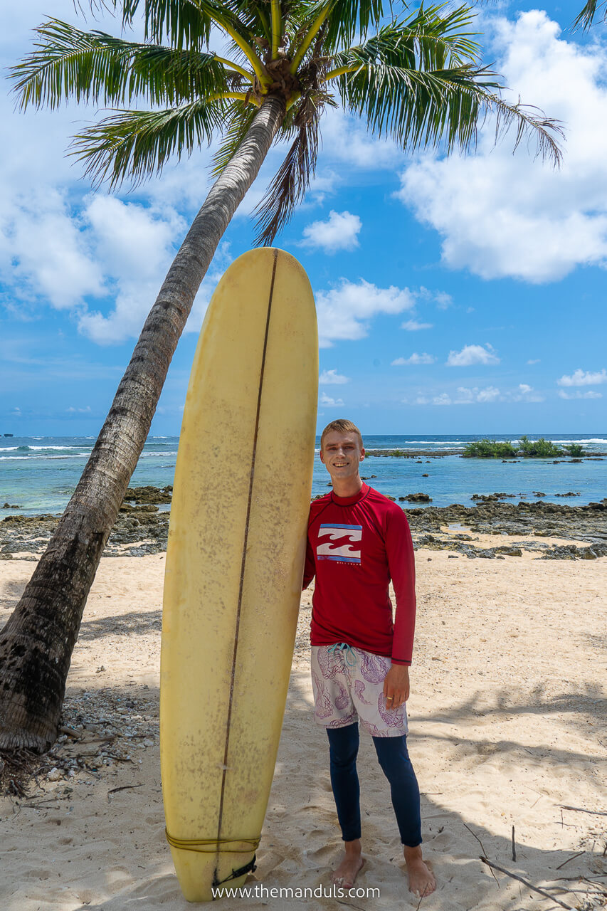 Cloud 9 surfing Siargao