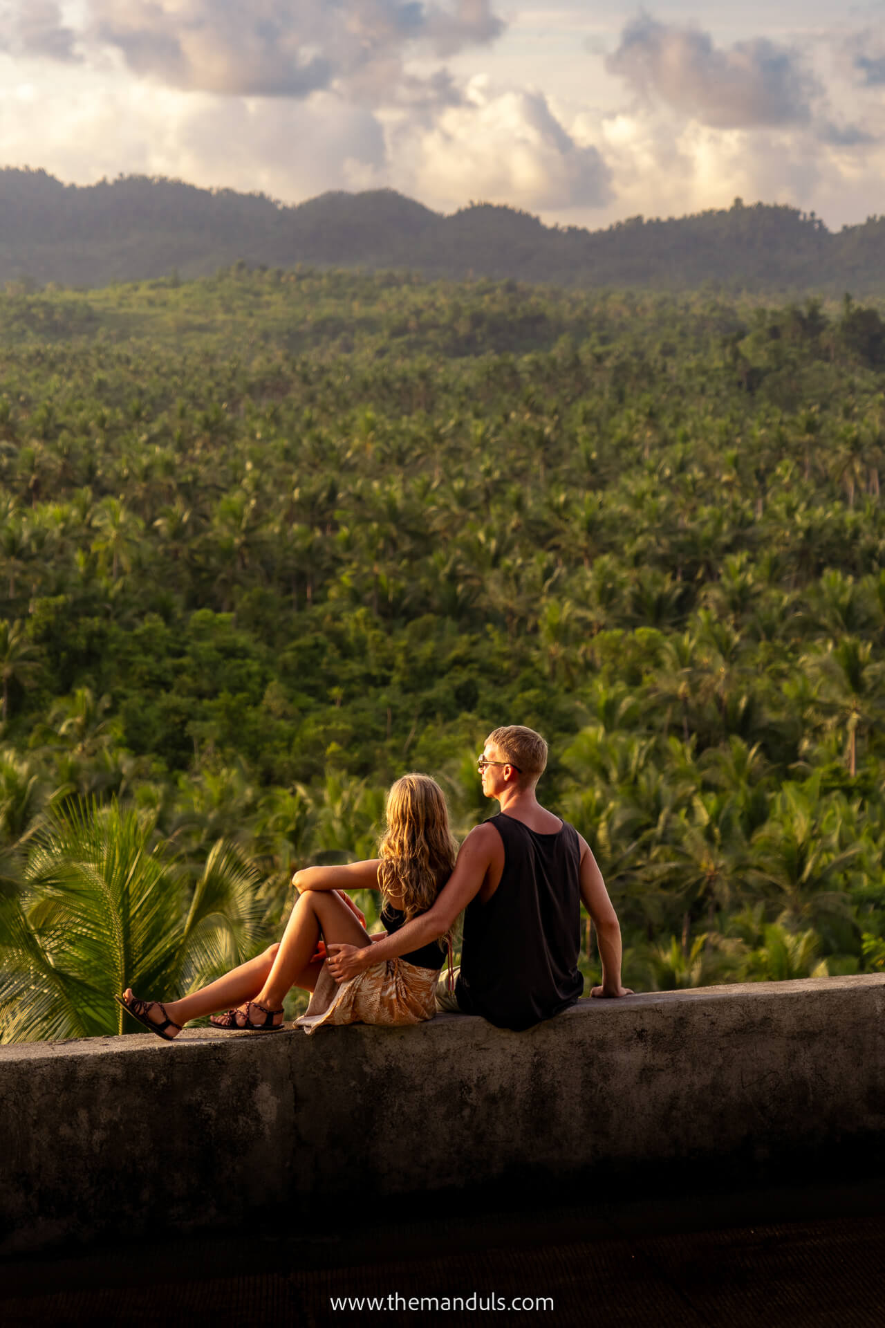 Coconut road viepwoint Siargao