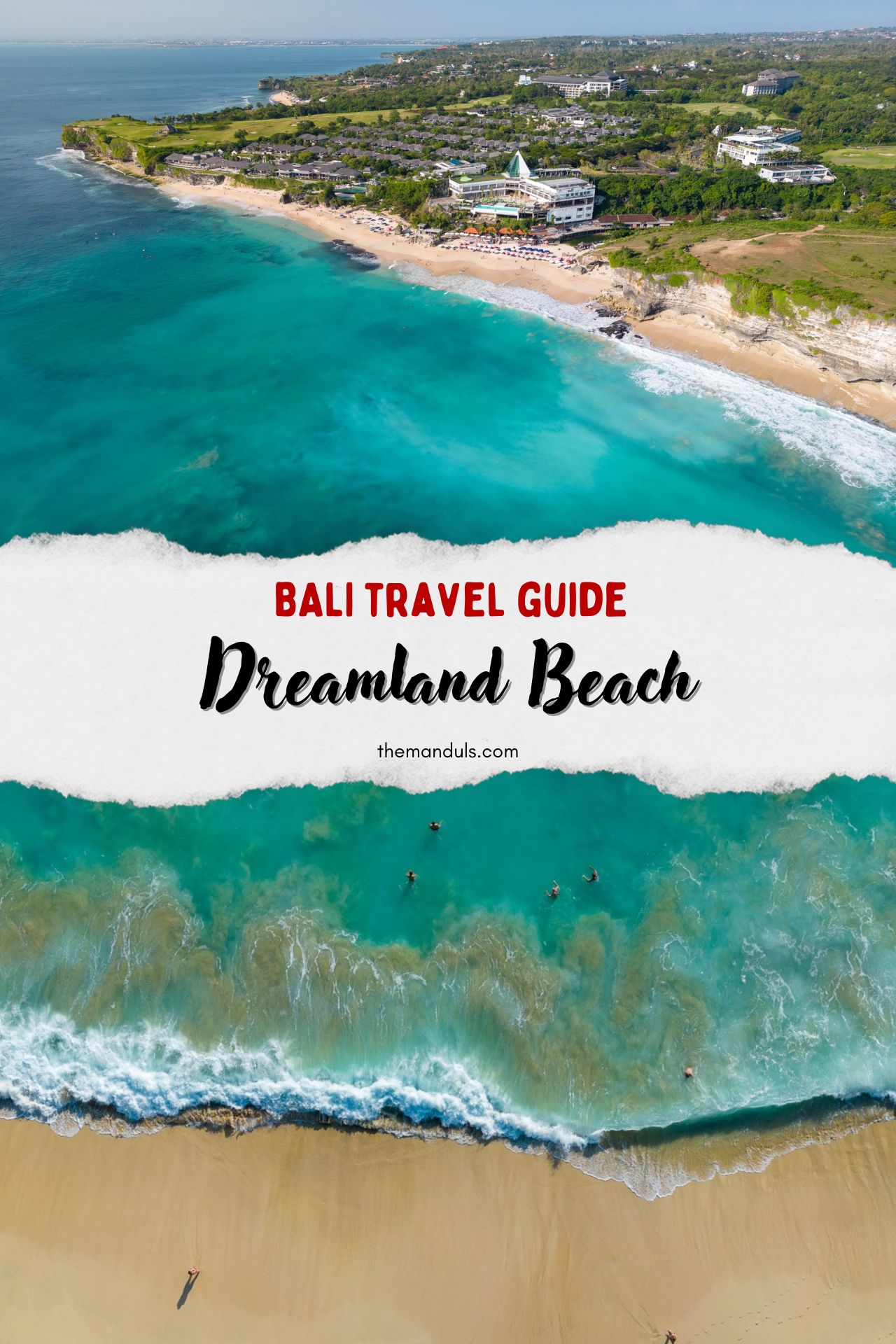Dreamland Beach Uluwatu Bali pinterest