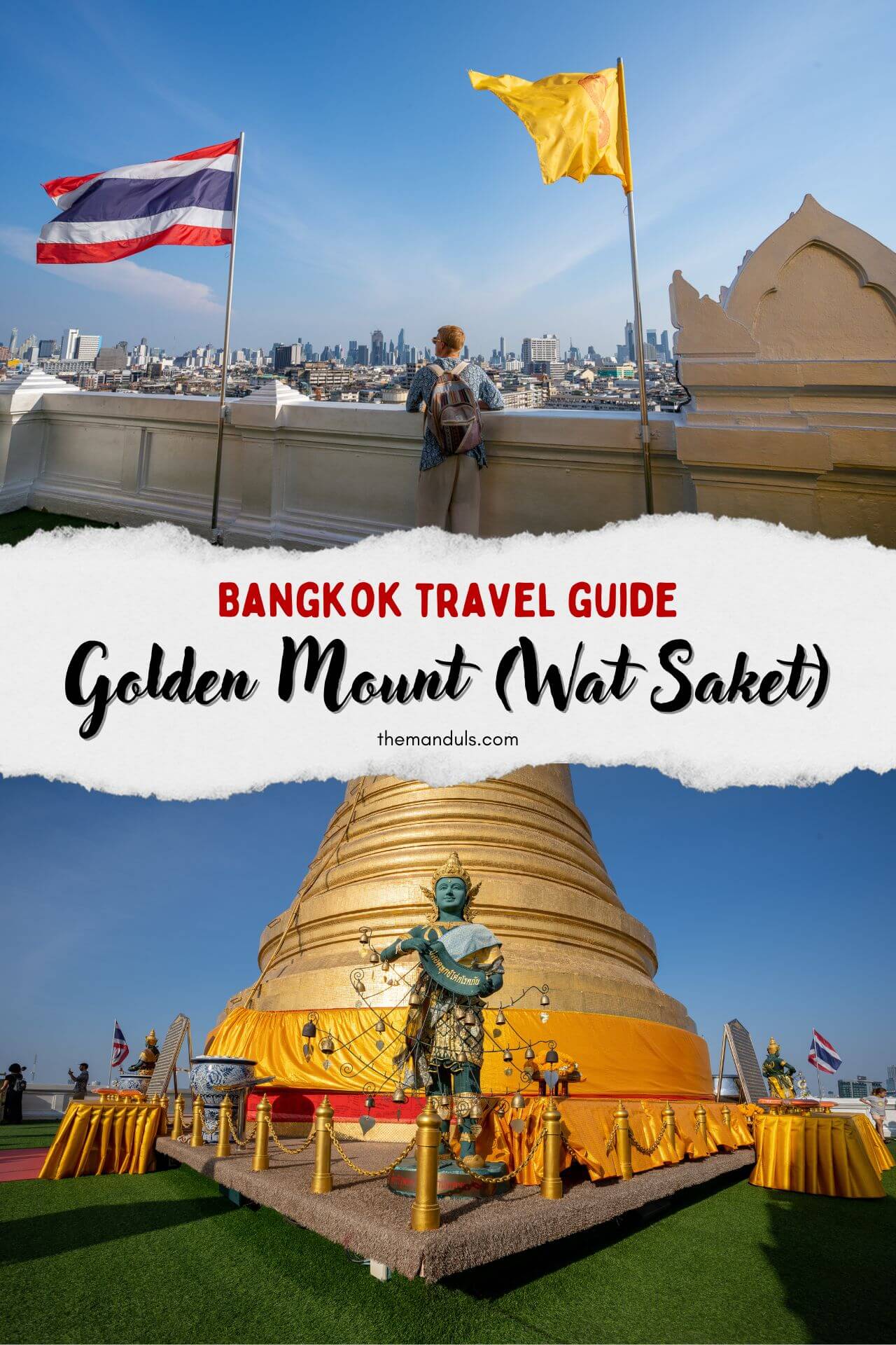 Golden Mount Wat Saket Bangkok Pinterest