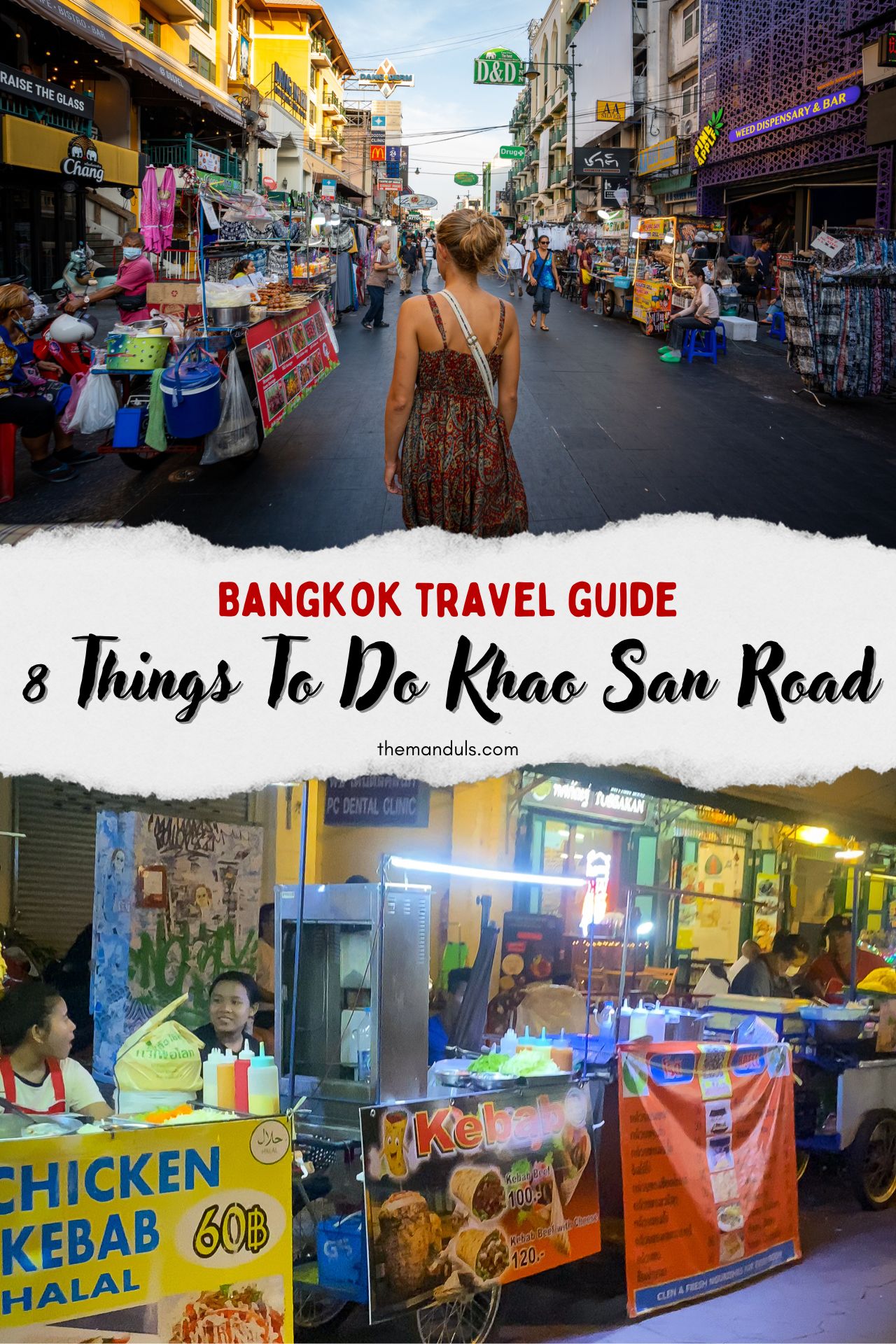 Khao San Road Thailand pinterest