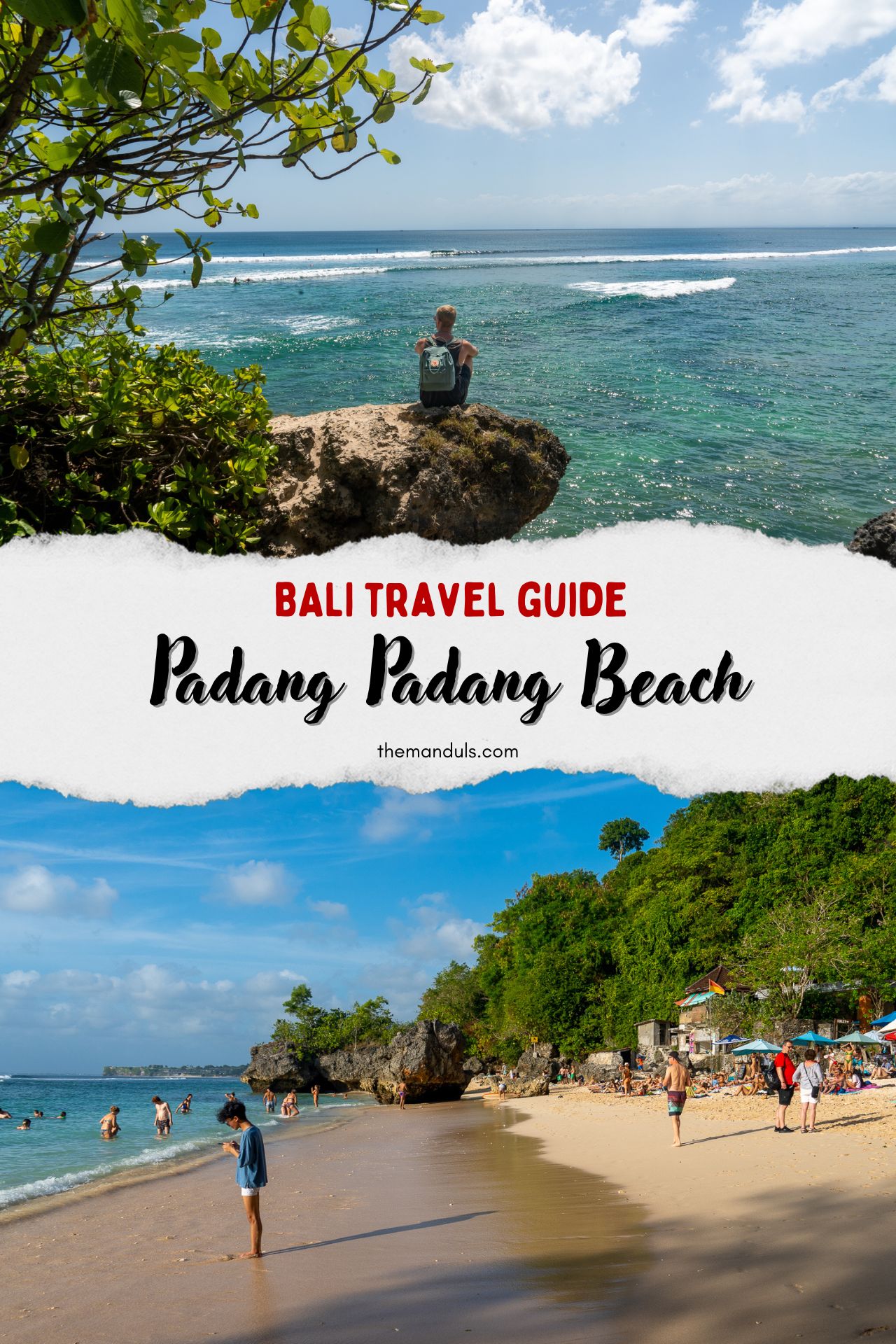 Padang Padang Beach in Bali