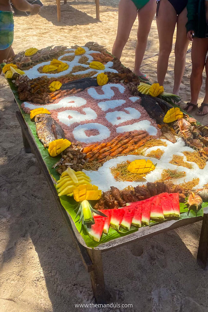 Siargoa Boodlefight lunch