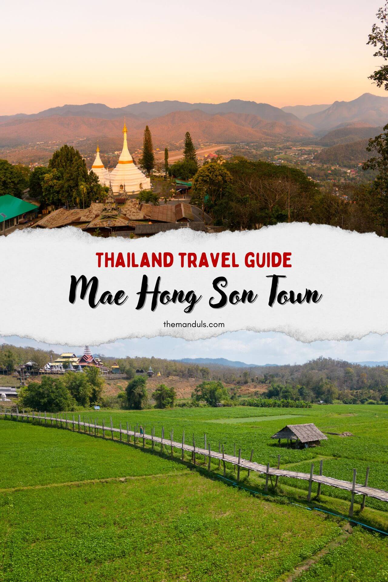 Things to do in Mae Hong Son Town Pinterest