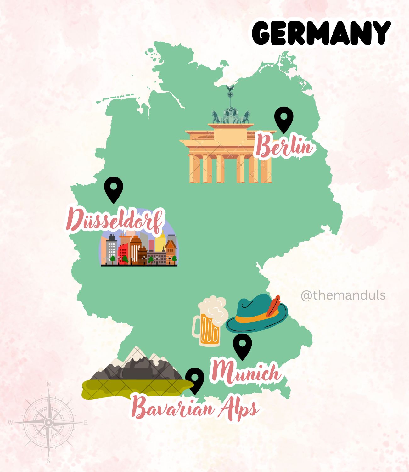 Map of Germany