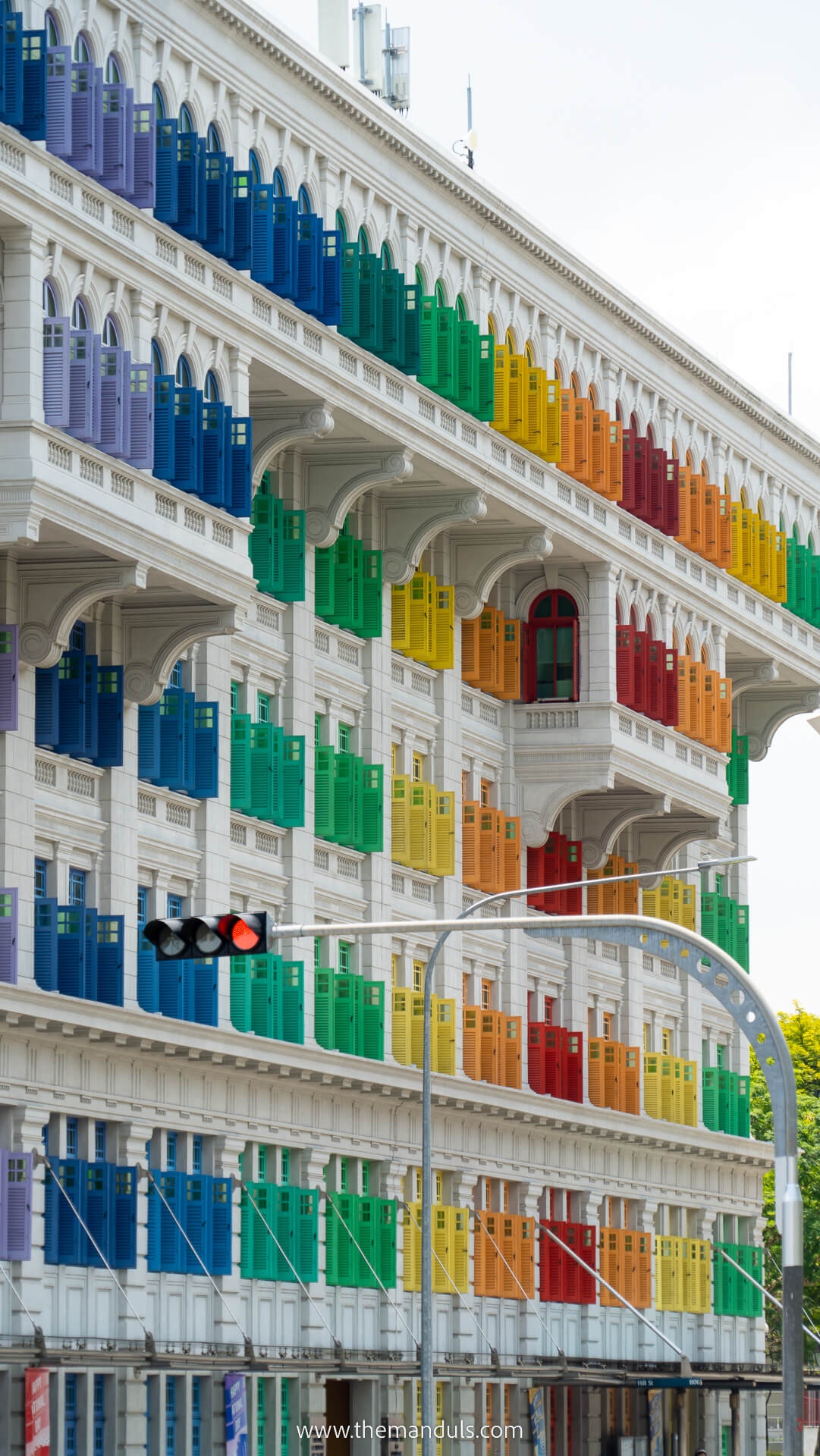Singapore Clarke Quay colorful building Singapore Clarke Quay colorful building