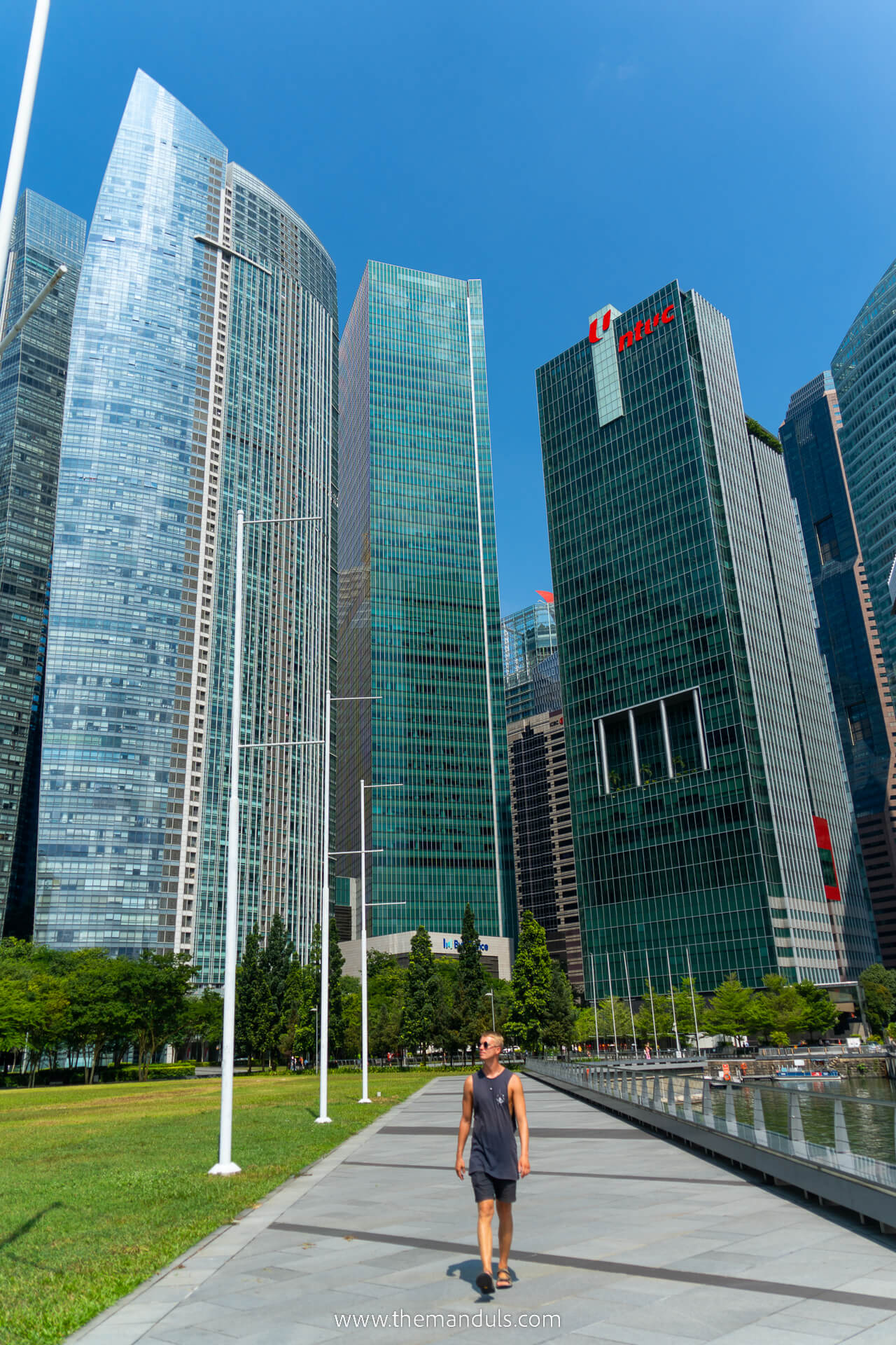Singapore Marina Bay skyline skyscrapers Singapore Marina Bay skyline skyscrapers
