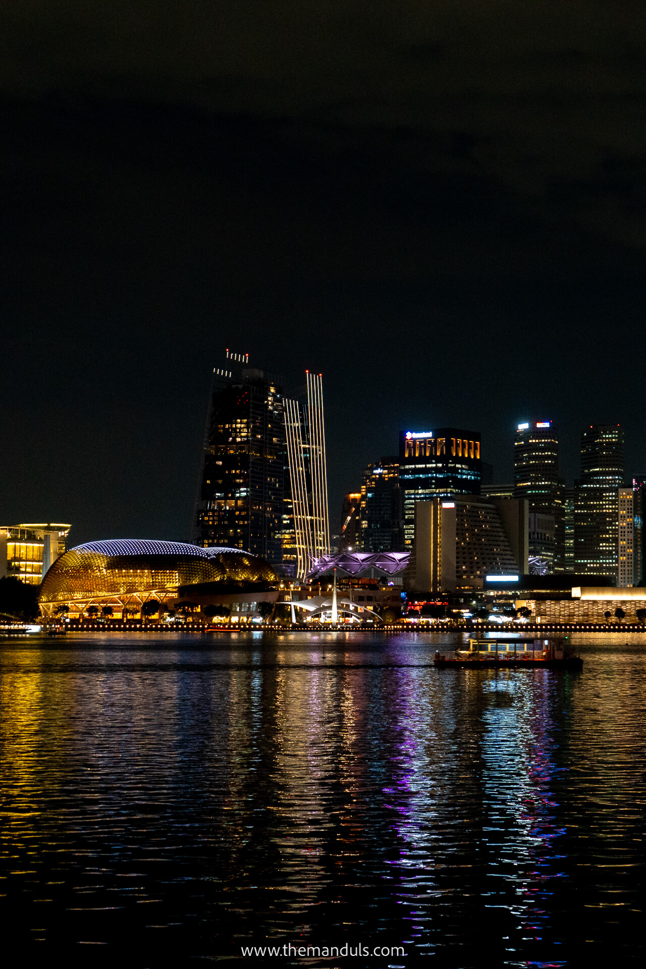 Singapore night skyline 2 Singapore night skyline 2