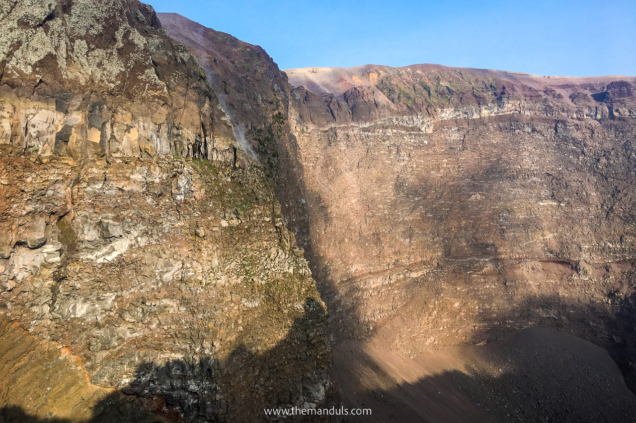 Mount Vesuvius crater rim