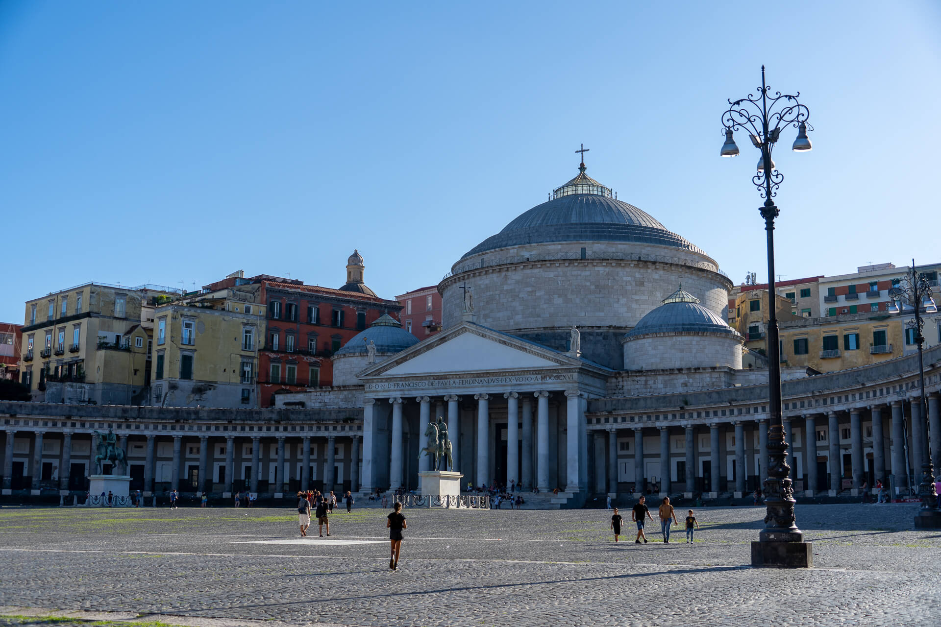 Naples Italy Piazza del Plebiscito