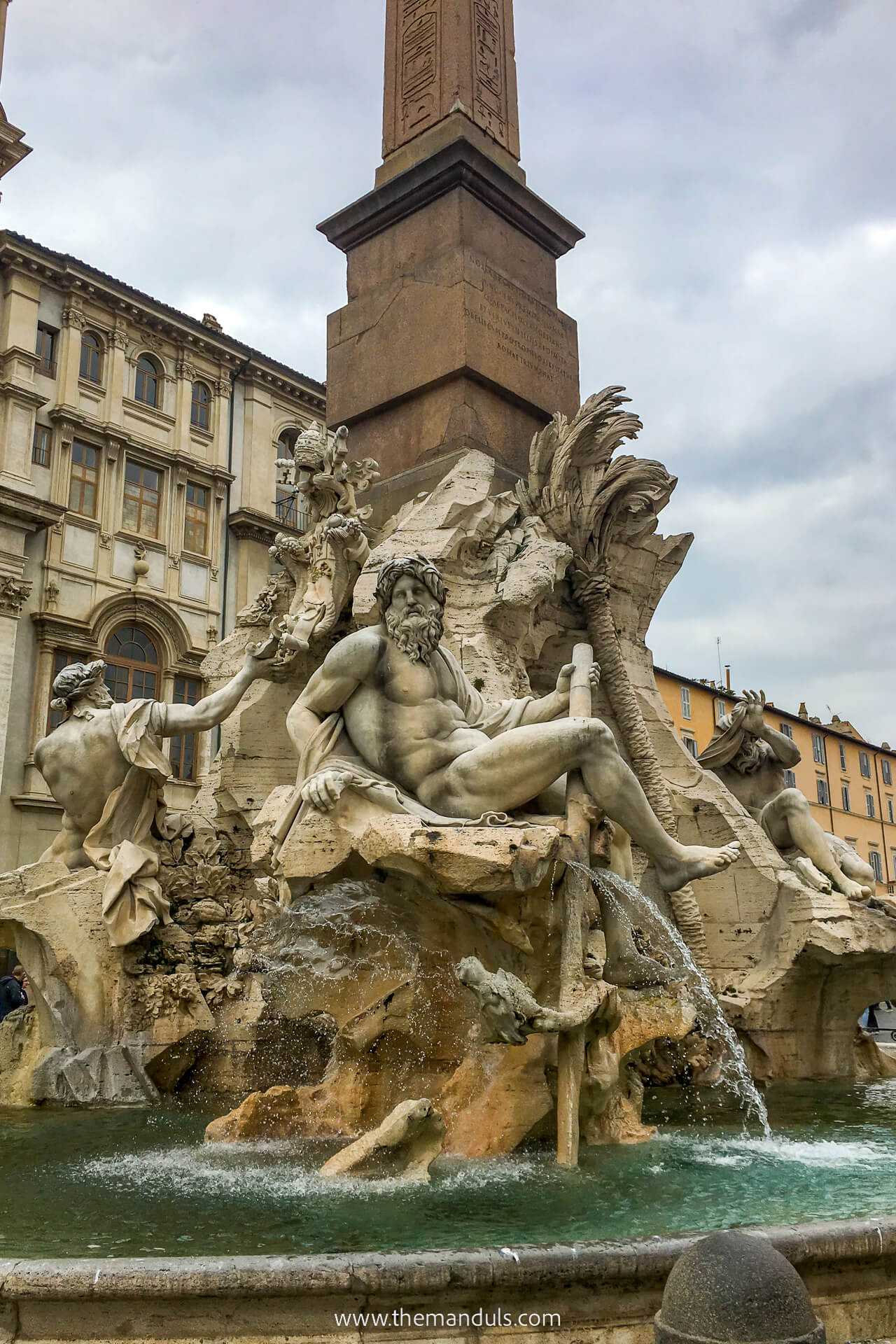 things to do in Rome - Fontana dei Quattro Fiumi Piazza Navona