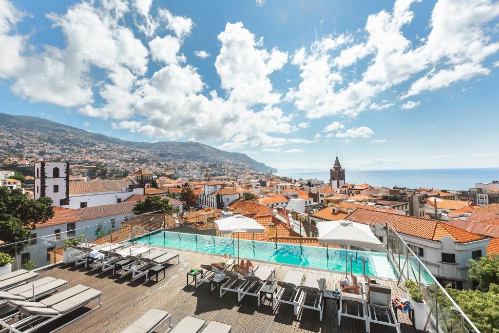 Best hotels in Funchal Madeira - Castanheiro Boutique Hotel rooftop pool