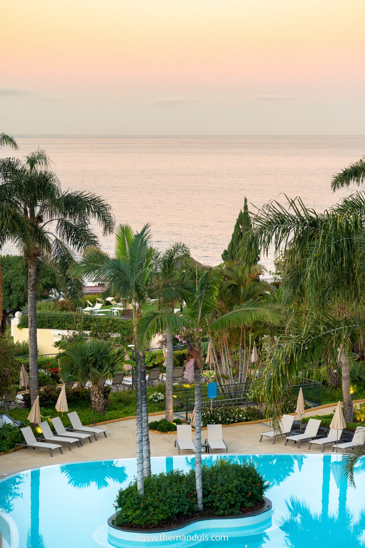 Best hotels in Funchal Madeira - Hotel Porto Mare view from the room over the pool