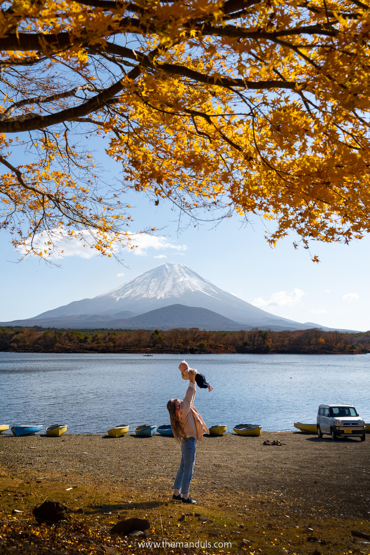 Mount Fuji Tatego Hama Beach Lake Shoji