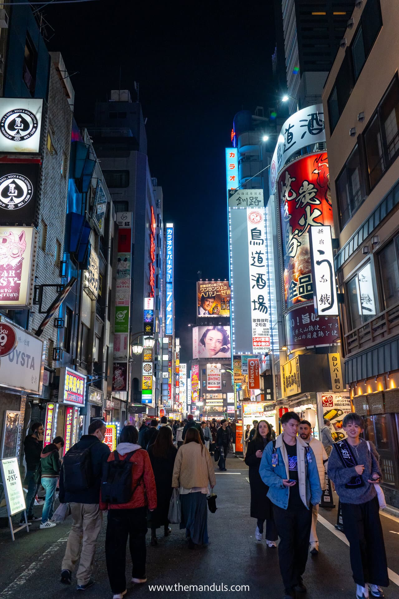 Shinjuku Tokyo at night