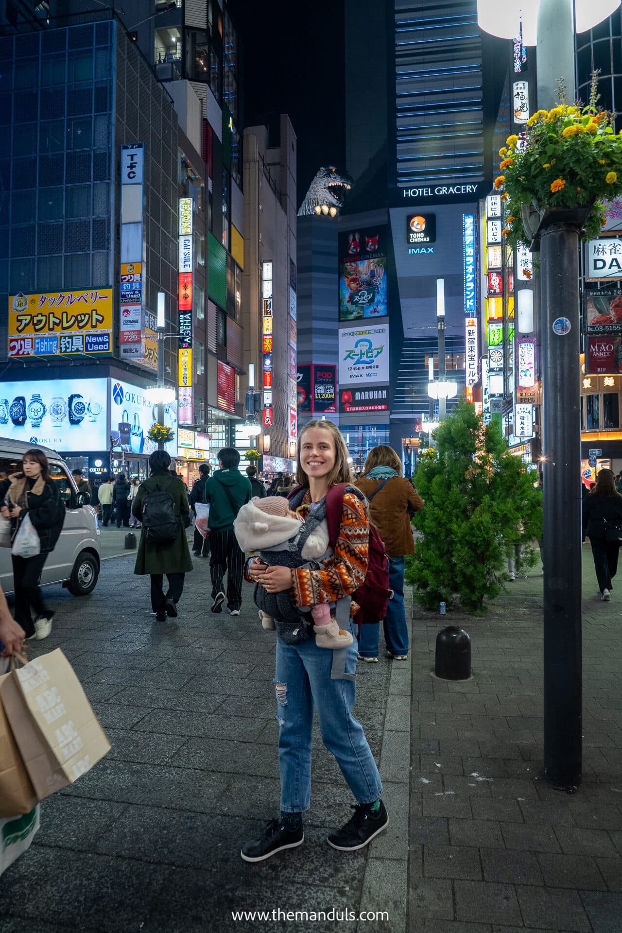 Shinjuku Tokyo at night