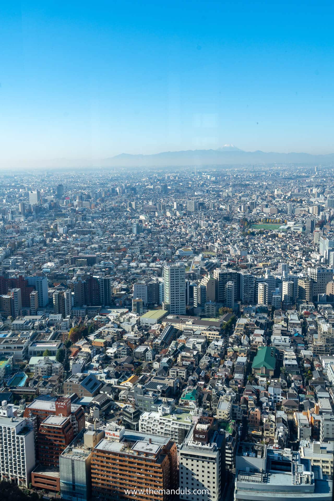 The view of Tokyo from Metropolitan Government bulding