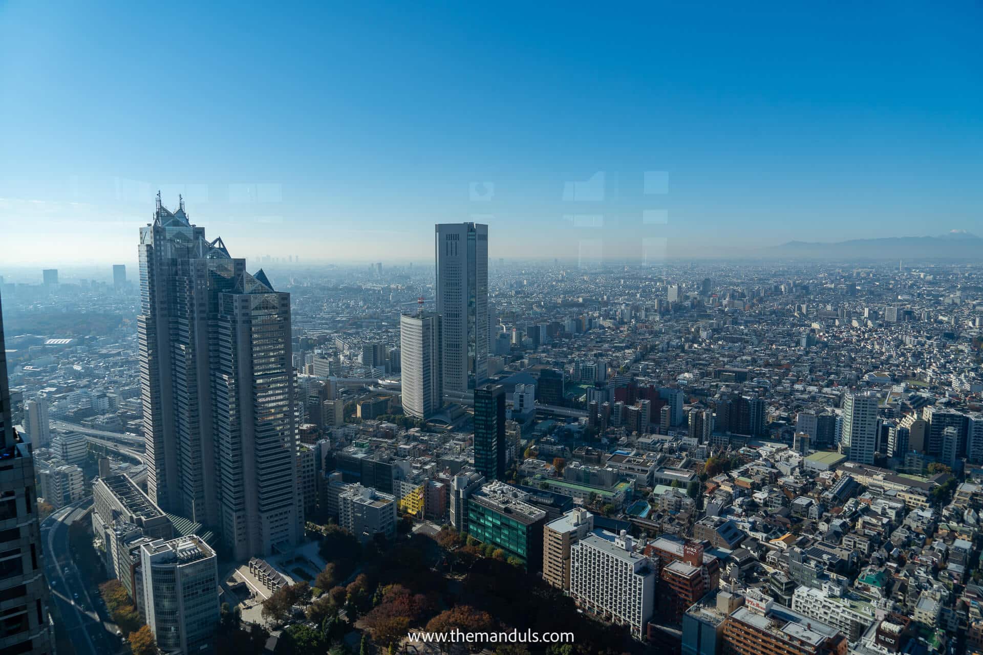 The view of Tokyo from Metropolitan Government bulding