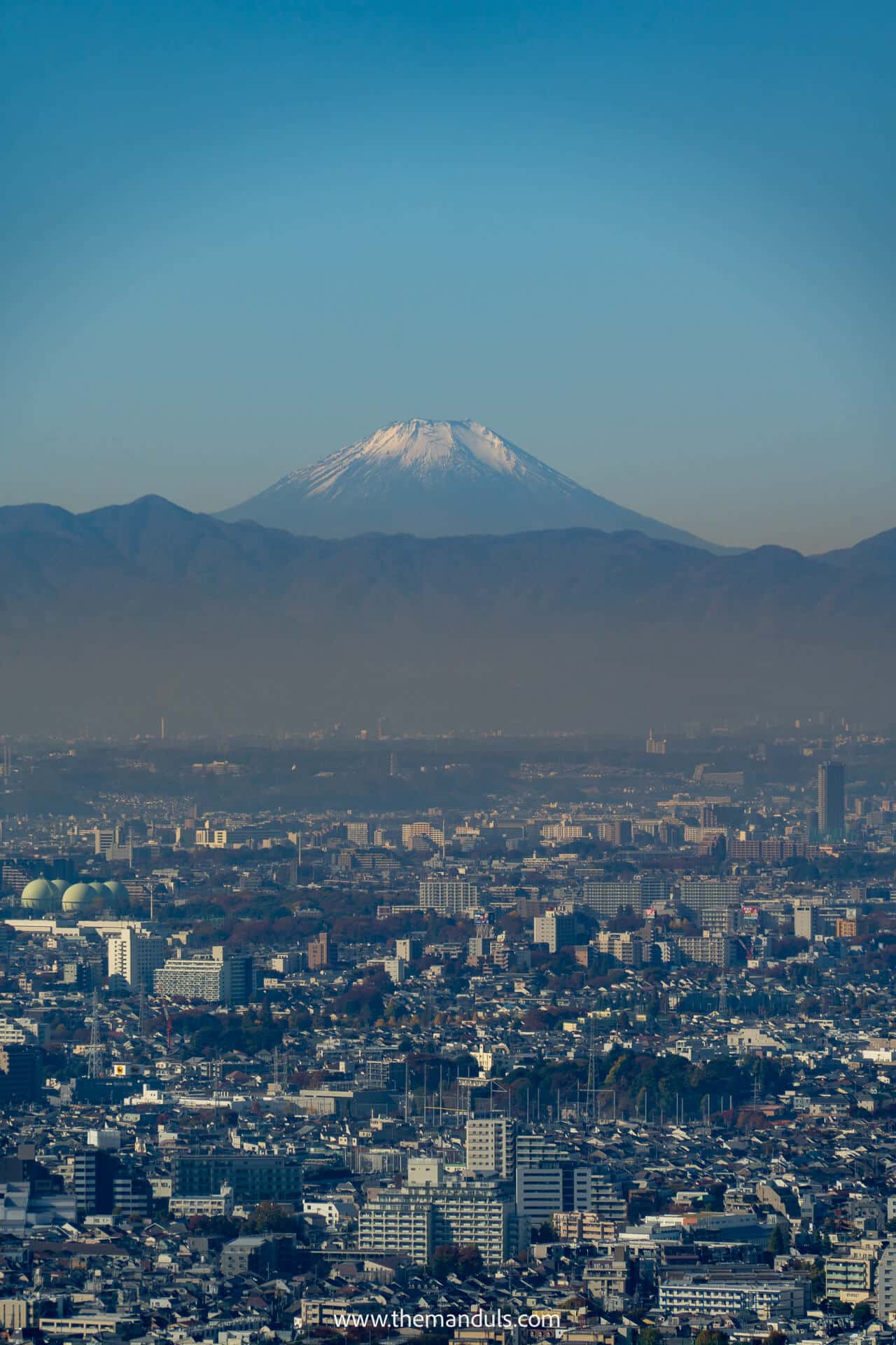 Tokyo and mount Fuji