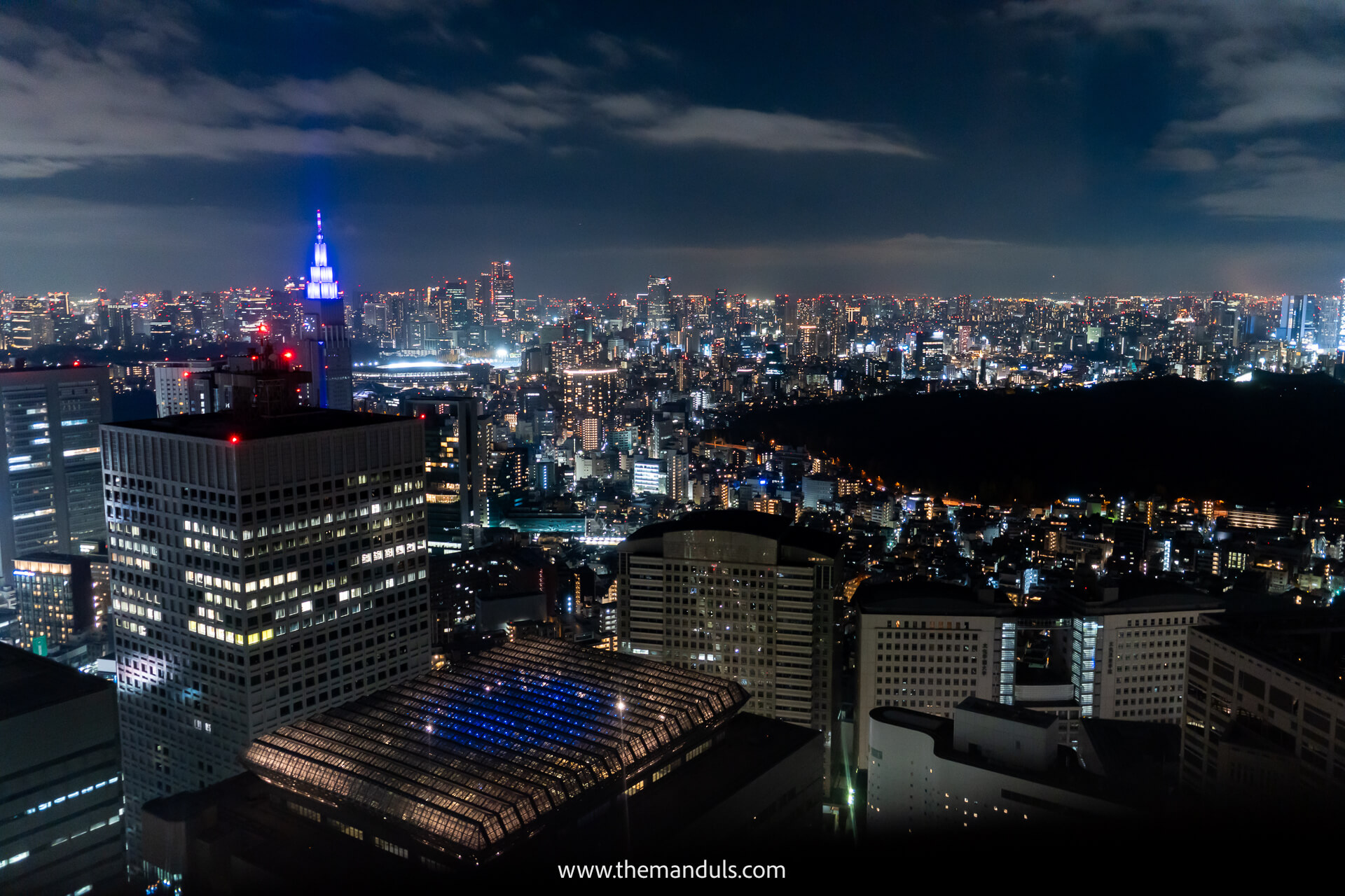 View from Metropolitan Government Building Tokyo Shinjuku